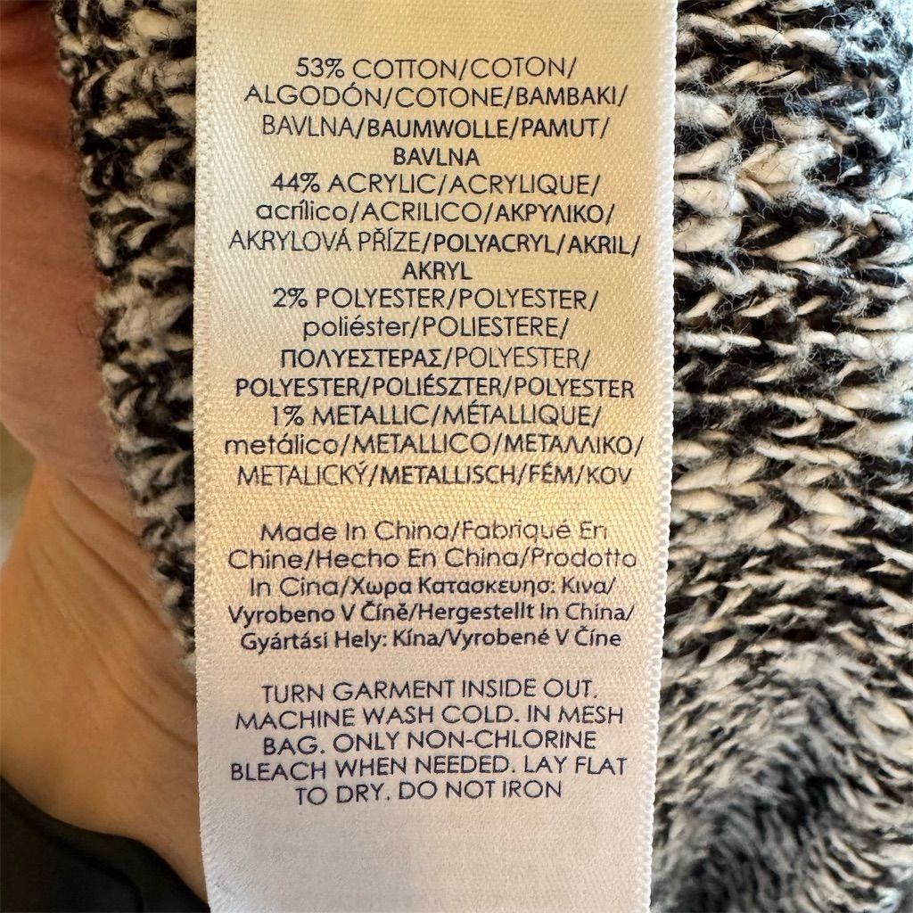 Chaps Chaps Women's Cowlneck Sweater Size L Multicolor Long Sleev Size L / US 10 / IT 46 - 7 Thumbnail