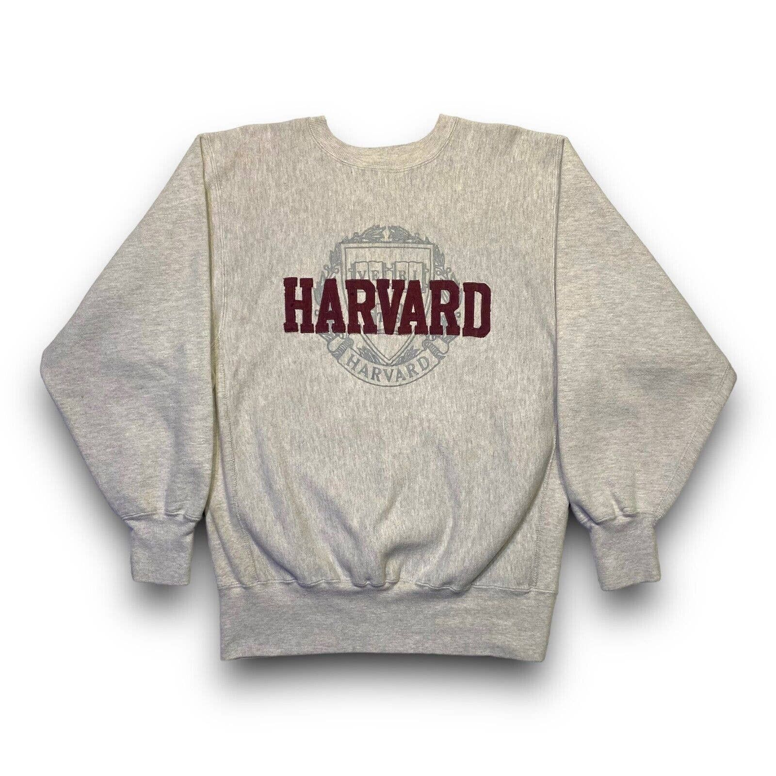 Champion Vintage 90s Harvard Champion Reverse Weave Sweatshirt Size US XL / EU 56 / 4 - 2 Preview