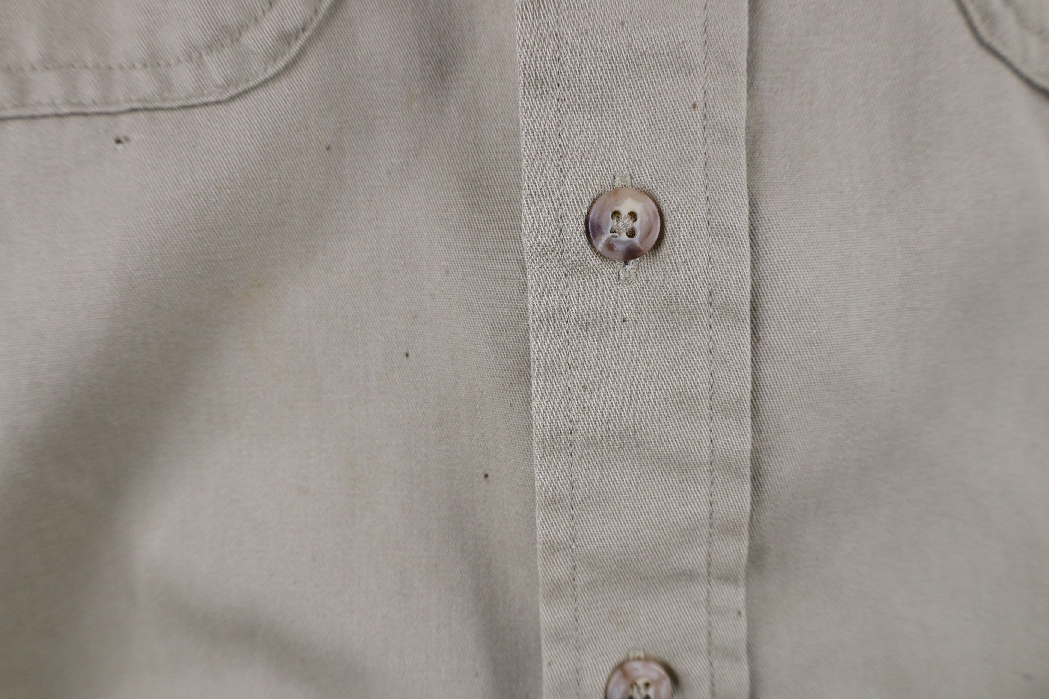 Carhartt × Vintage Vintage 90s Carhartt Out Workwear Mechanic Button Shirt Size US XXL / EU 58 / 5 - 8 Thumbnail