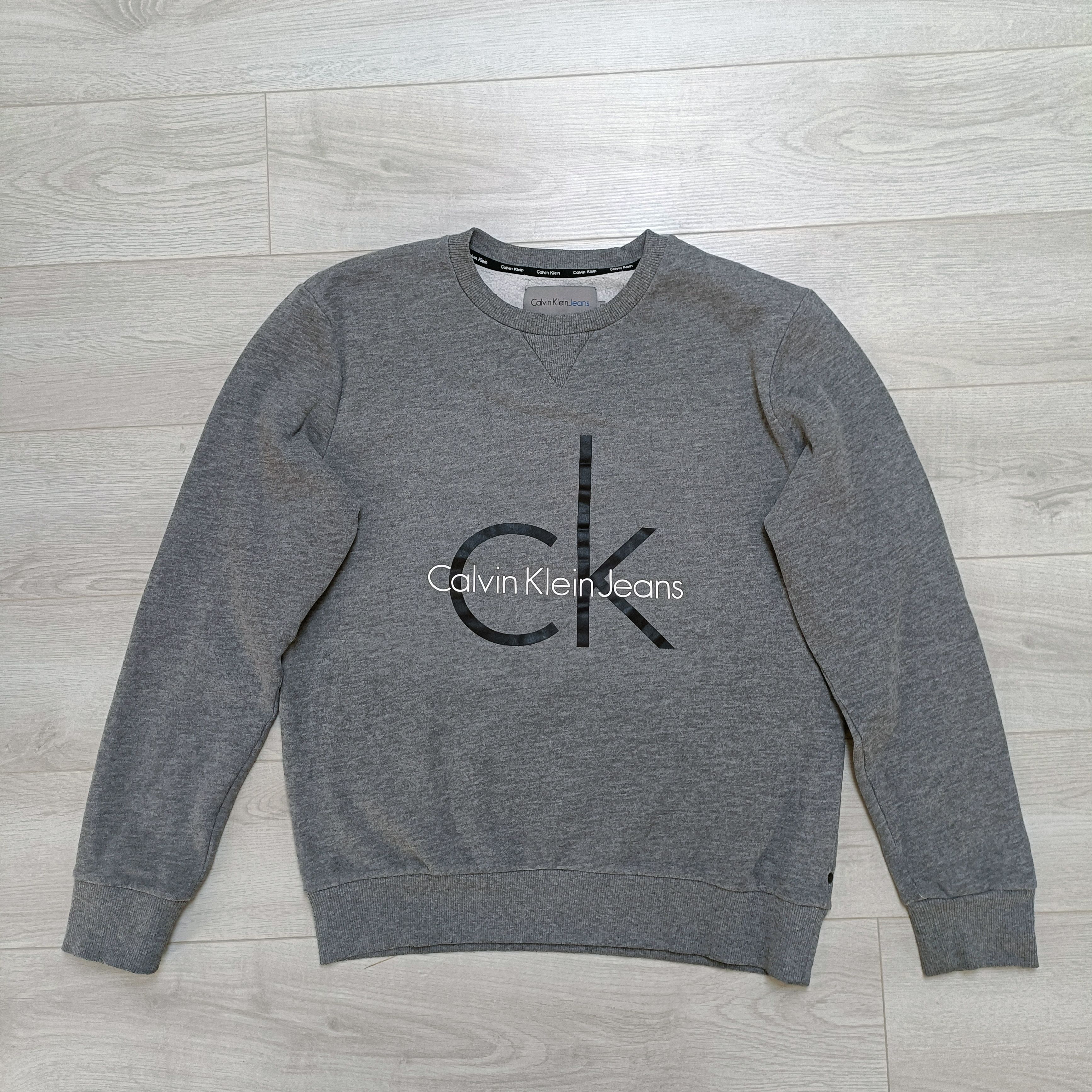 Calvin Klein Gray Cotton Sweatshirt ! Size US M / EU 48-50 / 2 - 1 Thumbnail