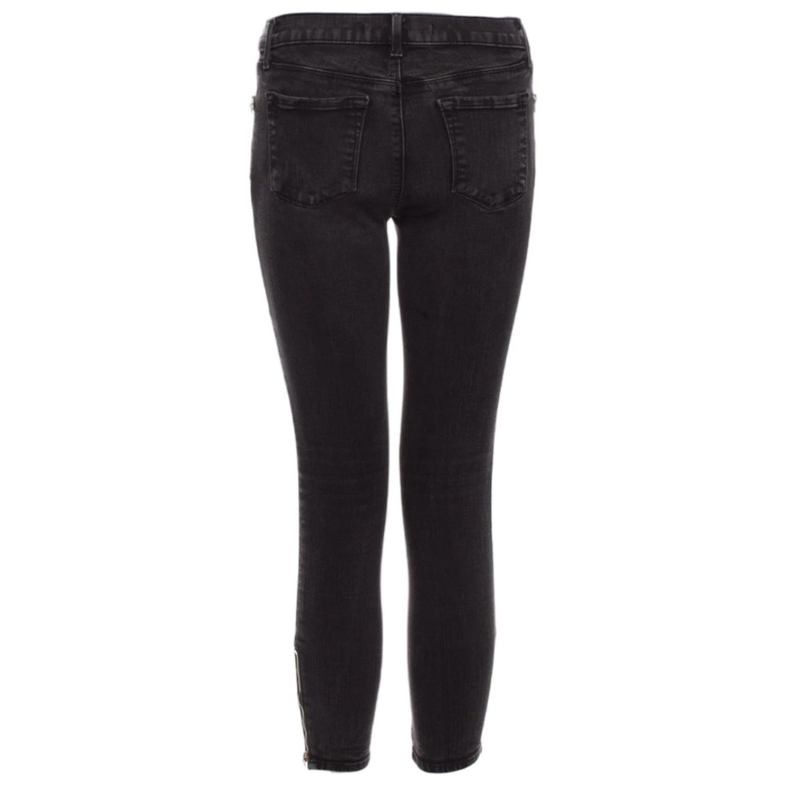 J Brand J Brand Grey Mid-Rise Skinny Leg Jeans, US27 Size 27" / US 4 / IT 40 - 2 Thumbnail