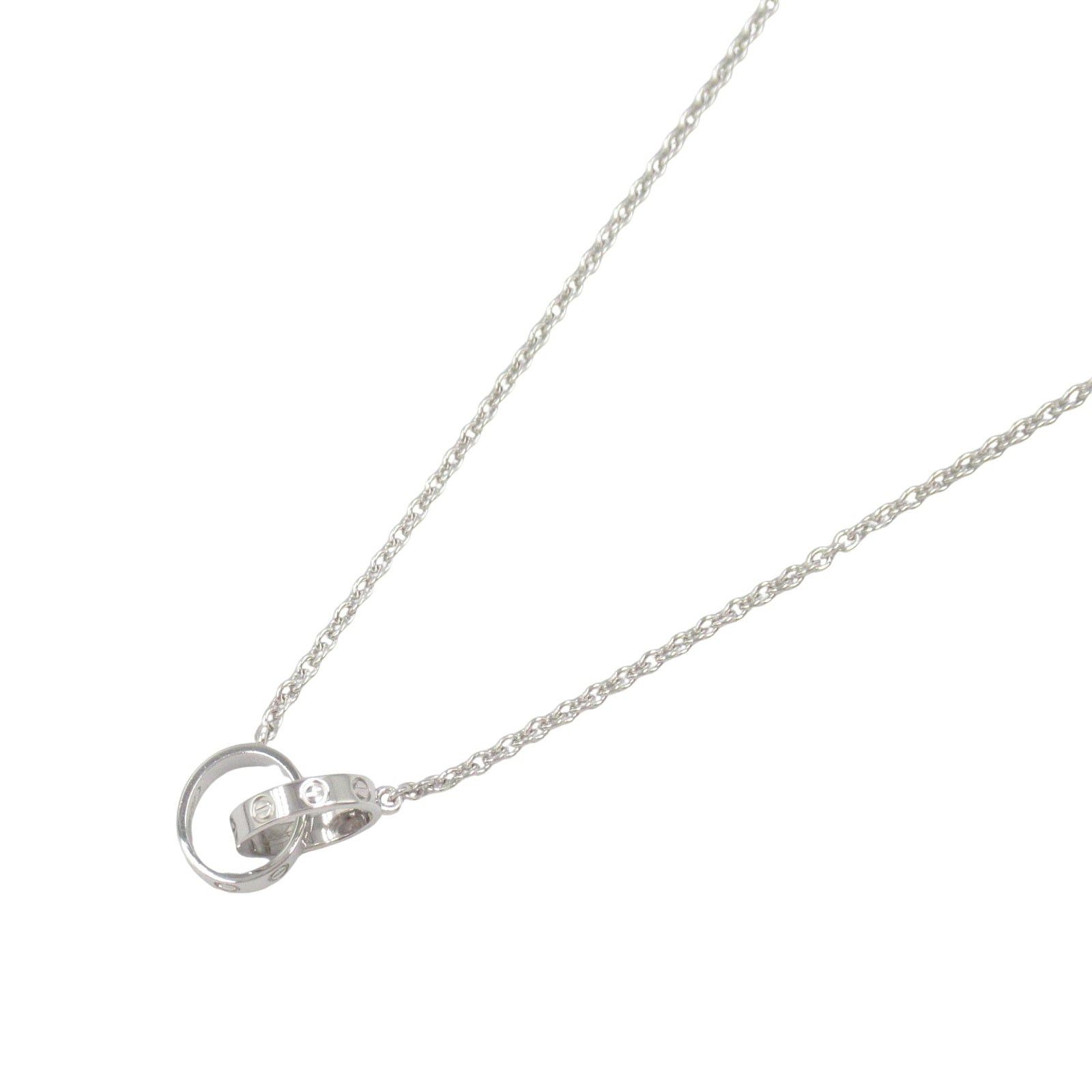 Cartier Cartier Baby Love Necklace K18Wg (White Gold) Silver Size ONE SIZE - 1 Thumbnail