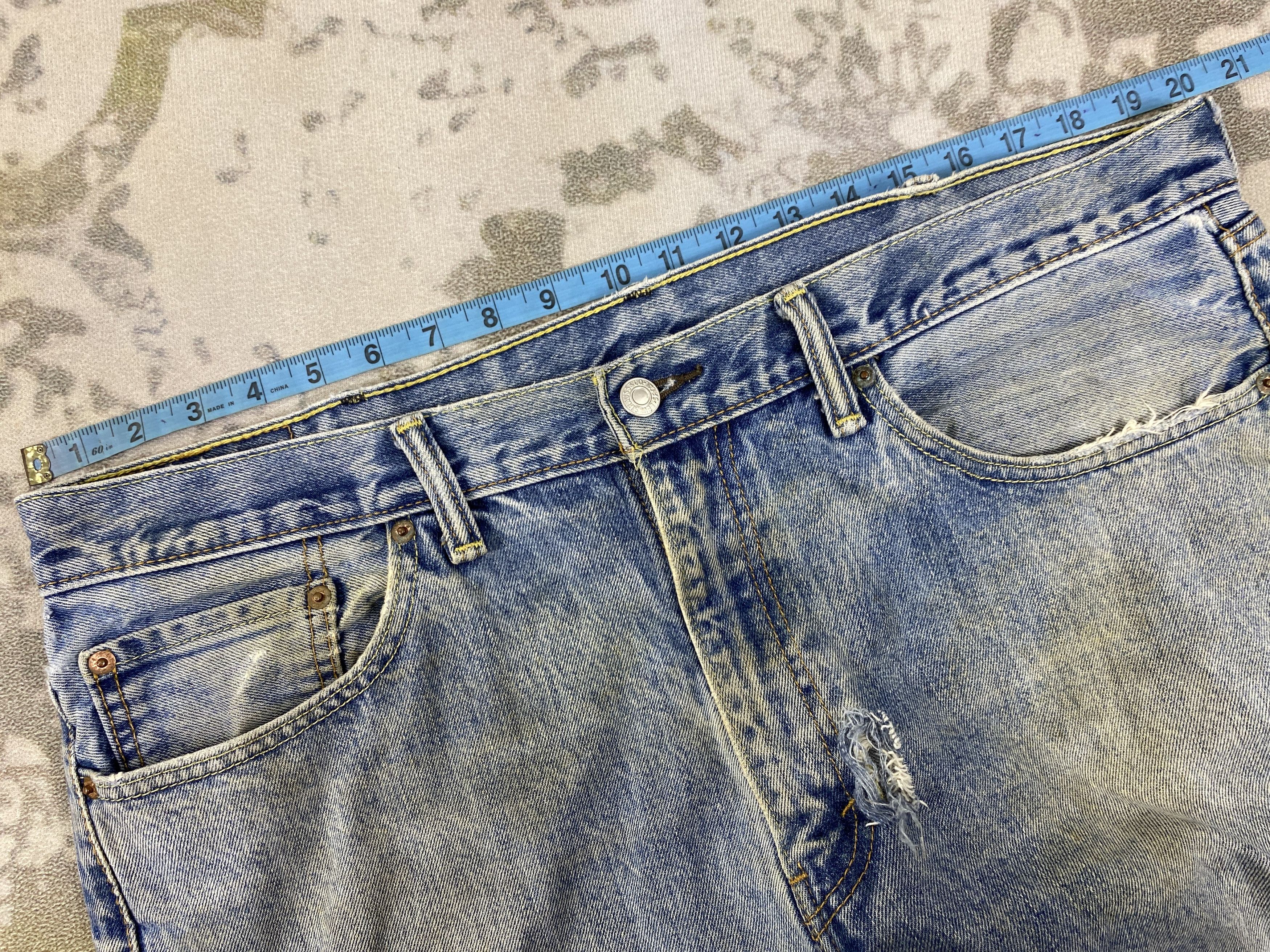 Levi's Mid Blue Wash Vintage Levi's 505 Jeans 40x31 Denim JN1907 Size US 40 / EU 56 - 5 Thumbnail