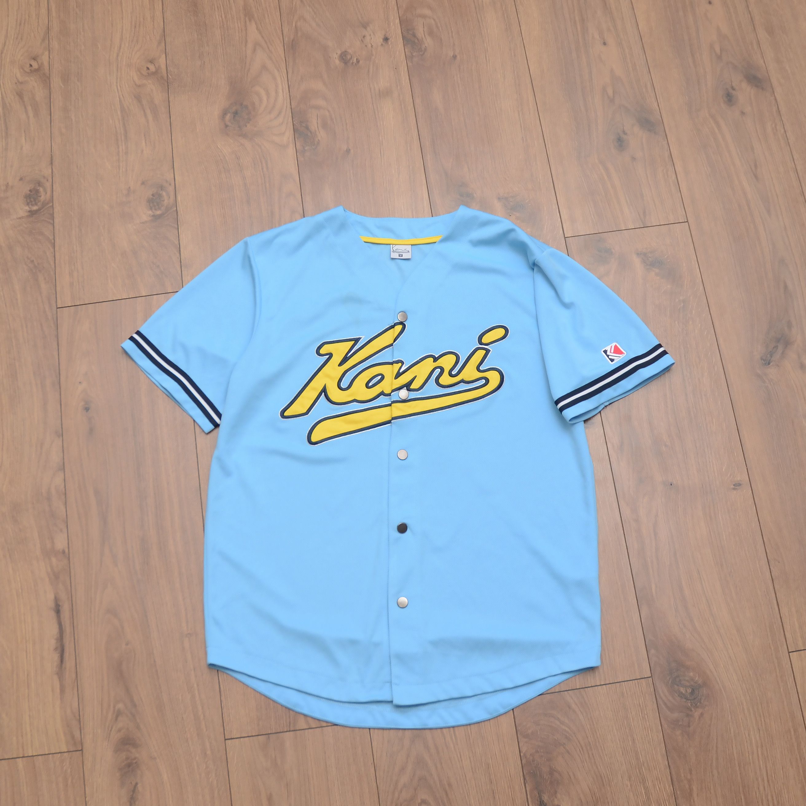 Karl Kani Karl Kani Big Logo Jersey Y2K Hip-Hop Baseball Shirt Fubu Size US M / EU 48-50 / 2 - 6 Thumbnail