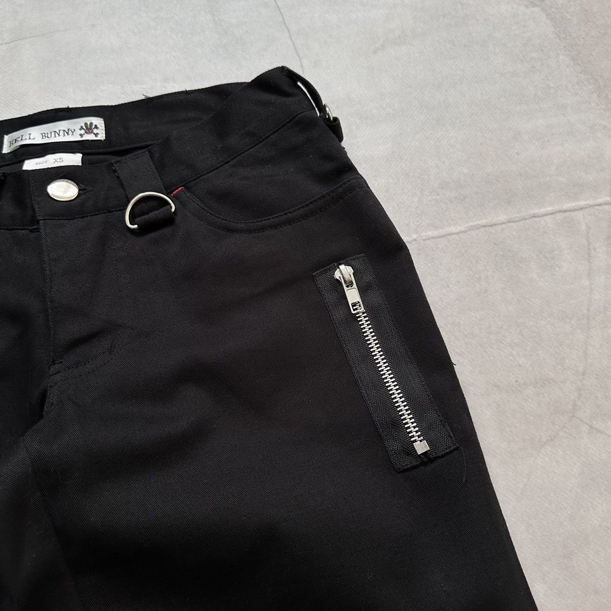 Hysteric Glamour × Undercover Gothic Hell Bunny Bondage Zip Eyelets Pants Jeans Mad Punk Size 27" / US 4 / IT 40 - 5 Thumbnail