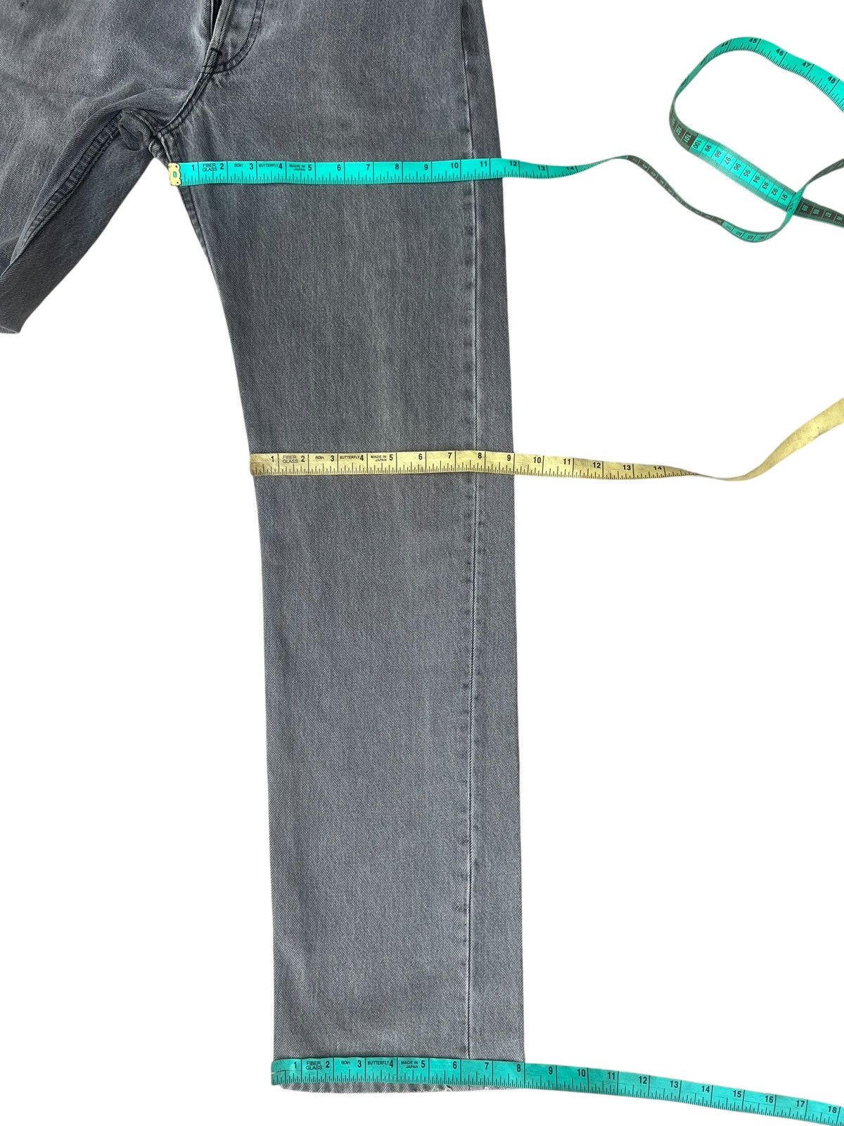 Levi's Vintage 1994 Levi’s 501 Made in Uk Faded Black Denim Jeans Size US 30 / EU 46 - 5 Thumbnail