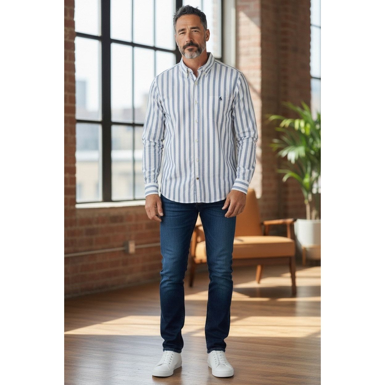 Roundtree & Yorke Roundtree & Yorke Casuals Men’s Button-Down Shirt – XL Size US XL / EU 56 / 4 - 2 Thumbnail