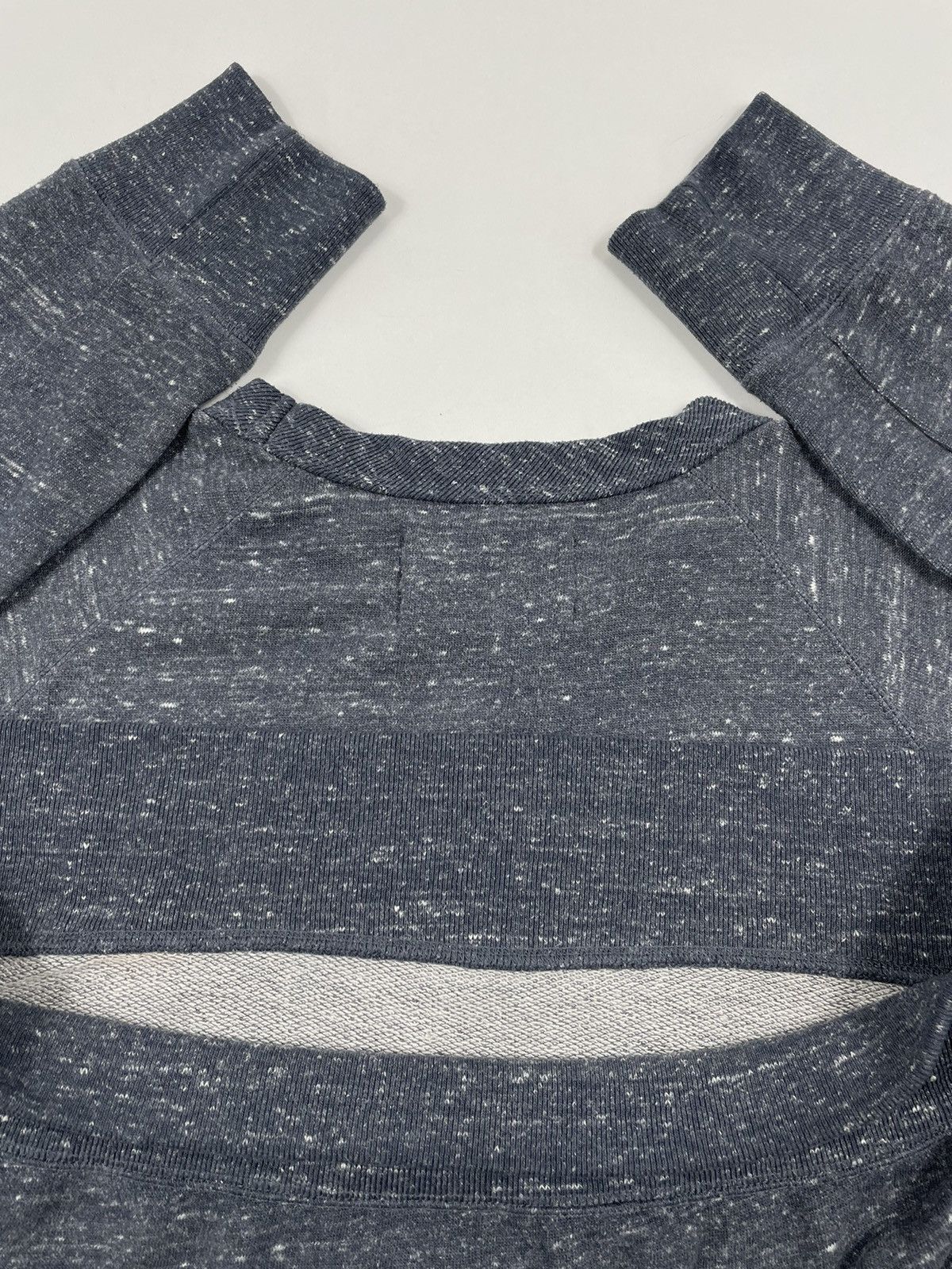 Junya Watanabe × Our Legacy OUR LEGACY Navy Bucle Texture Long Sleeve Sweatshirt Jumper Sweater Pullover Size US M / EU 48-50 / 2 - 9 Thumbnail