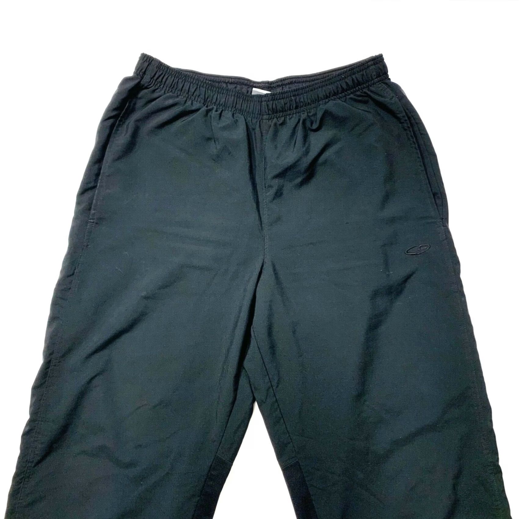 Champion Champion Pants Mens Medium Black Windbreaker Track Sweat Lined Joggers Gym Sport Size US 31 - 2 Thumbnail