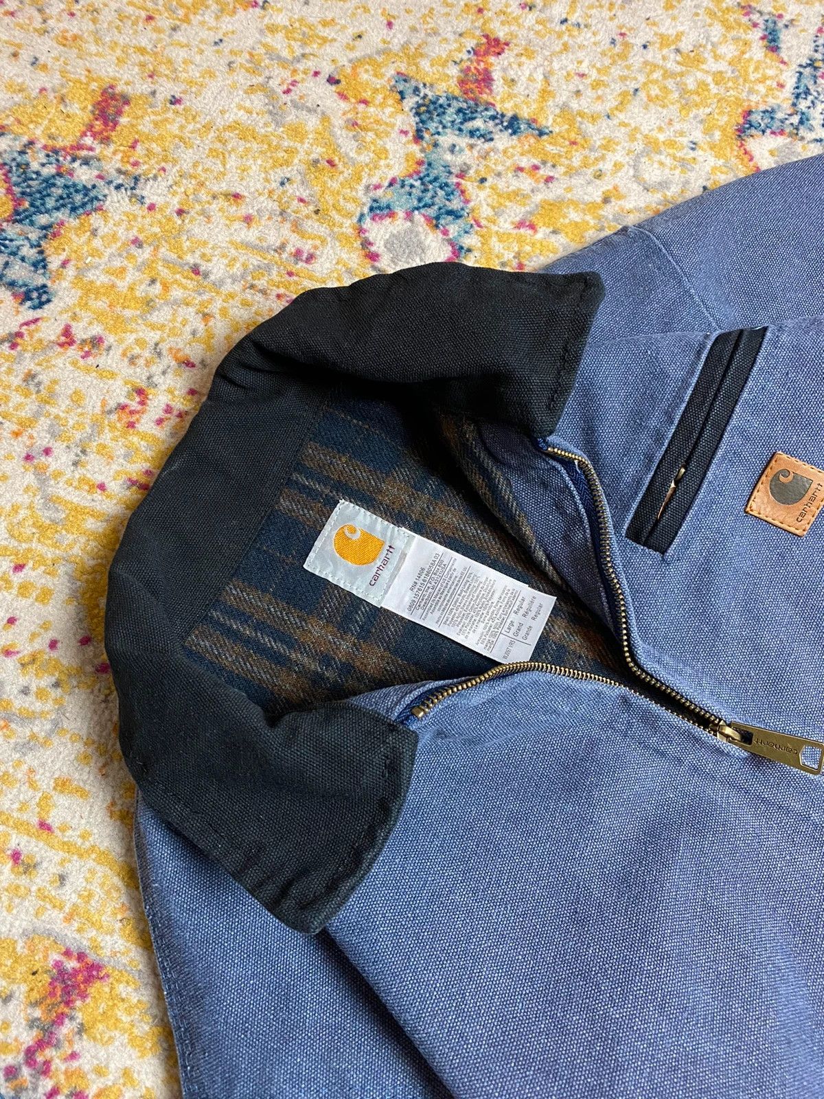 Carhartt Carhartt Detroit work wear jacket jacke blau Size US L / EU 52-54 / 3 - 4 Thumbnail