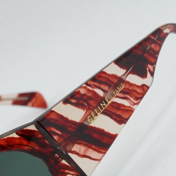 Celine 🕶️ New Celine CL40029I 54N Sunglasses - Red Havana Frame Size ONE SIZE - 4 Thumbnail