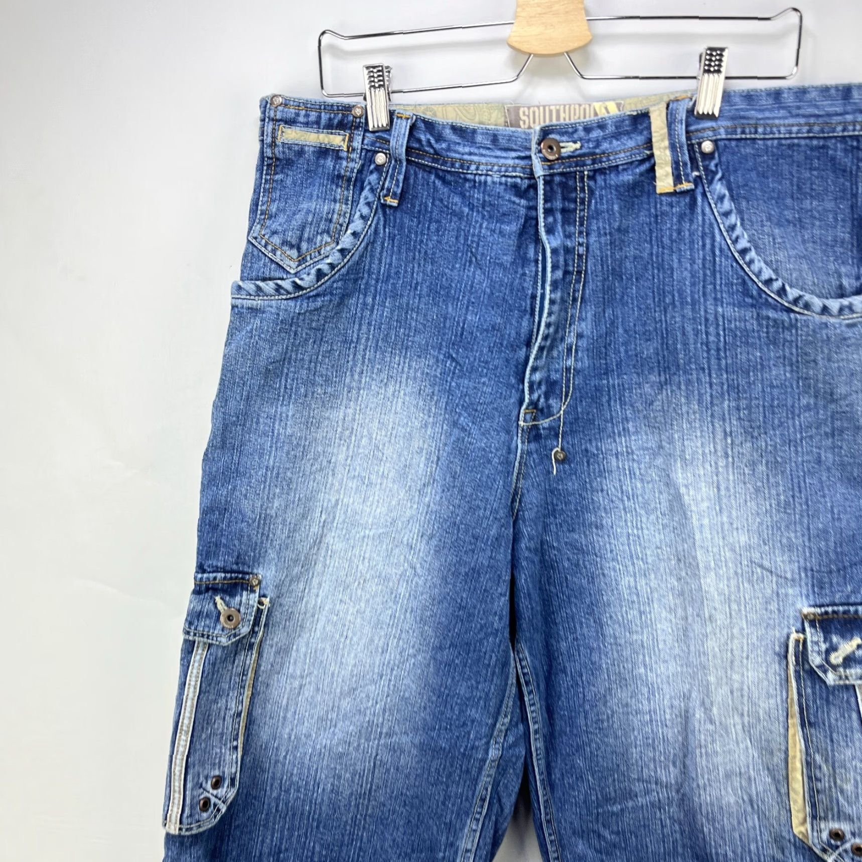 Southpole VINTAGE Southpole Jorts Jeans Shorts Denim Baggy Hip Hop Urban 38 Men's Blue Size US 38 / EU 54 - 5 Thumbnail