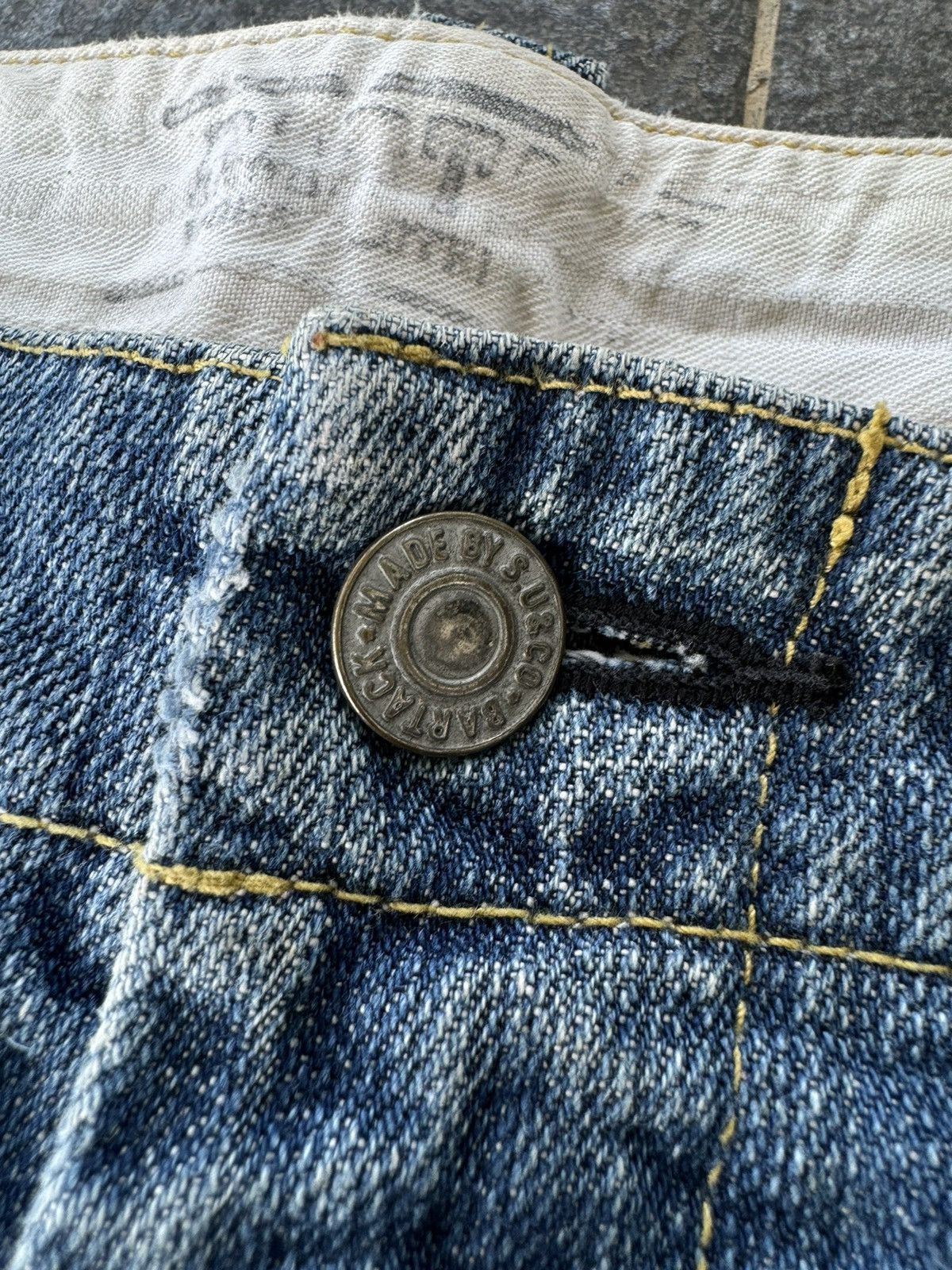 Japanese Brand Vintage Bartack Cargo Carpenter Jeans Size US 33 - 6 Thumbnail