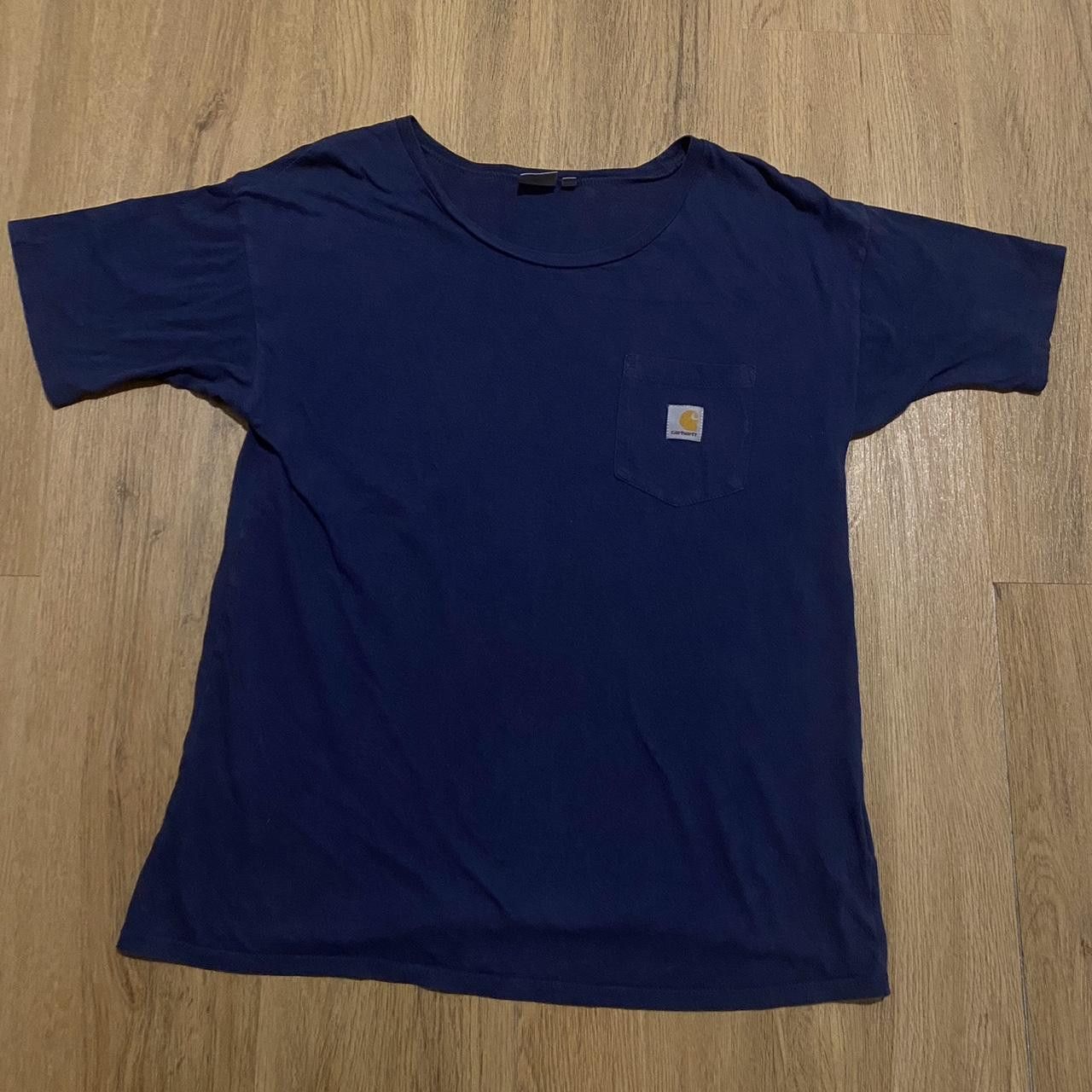 Carhartt Navy blue Carhartt pocket tee Streetwear Workwear Size US M / EU 48-50 / 2 - 1 Thumbnail