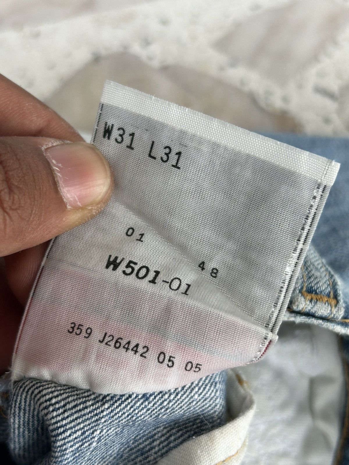 Levi's Levis Patchwork Japan Vintage Denim Size US 30 / EU 46 - 18 Thumbnail