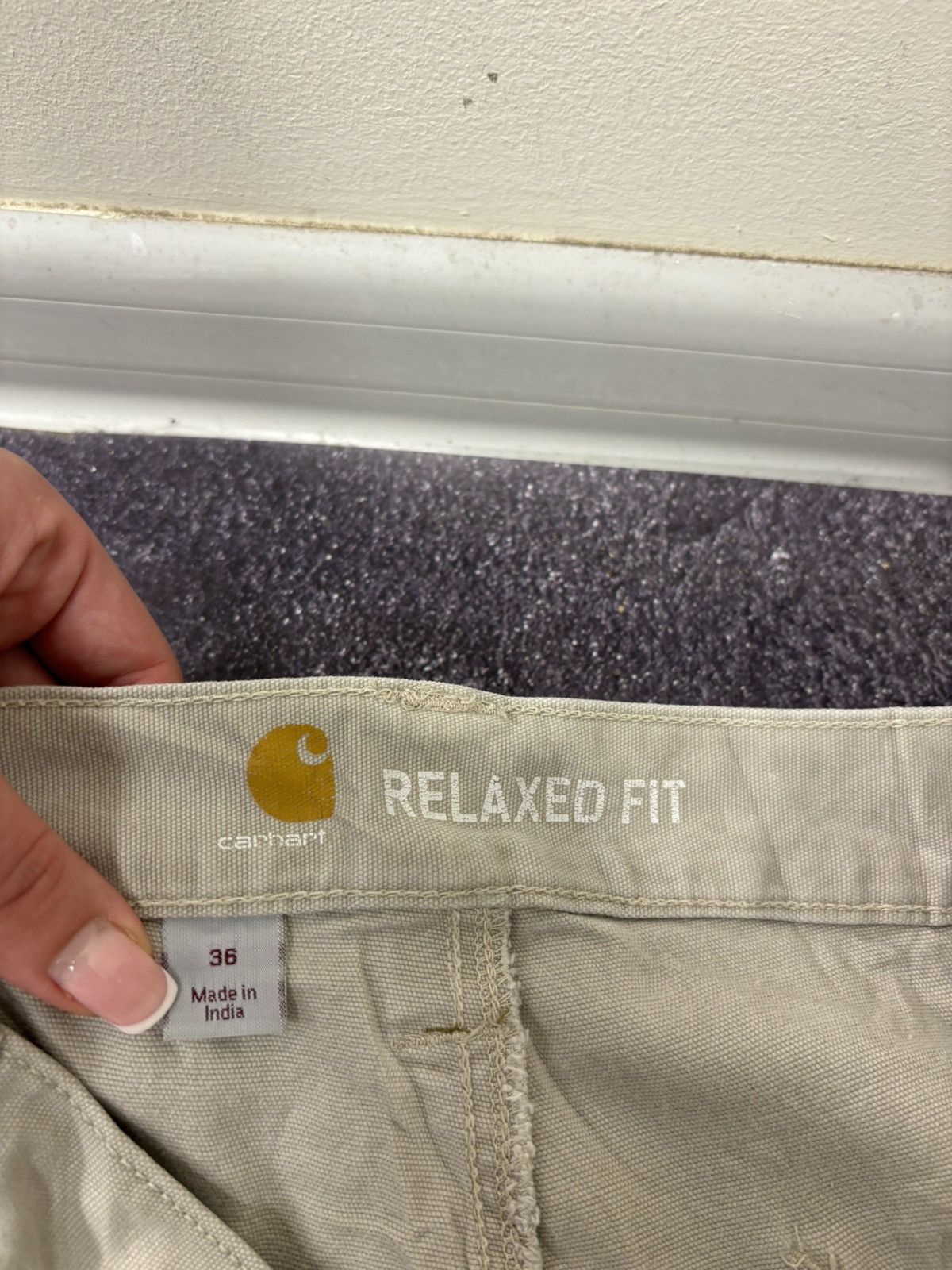 Carhartt Vintage Carhartt Y2K Relaxed Fit Utility Work Hype Shorts Size US 36 / EU 52 - 14 Thumbnail