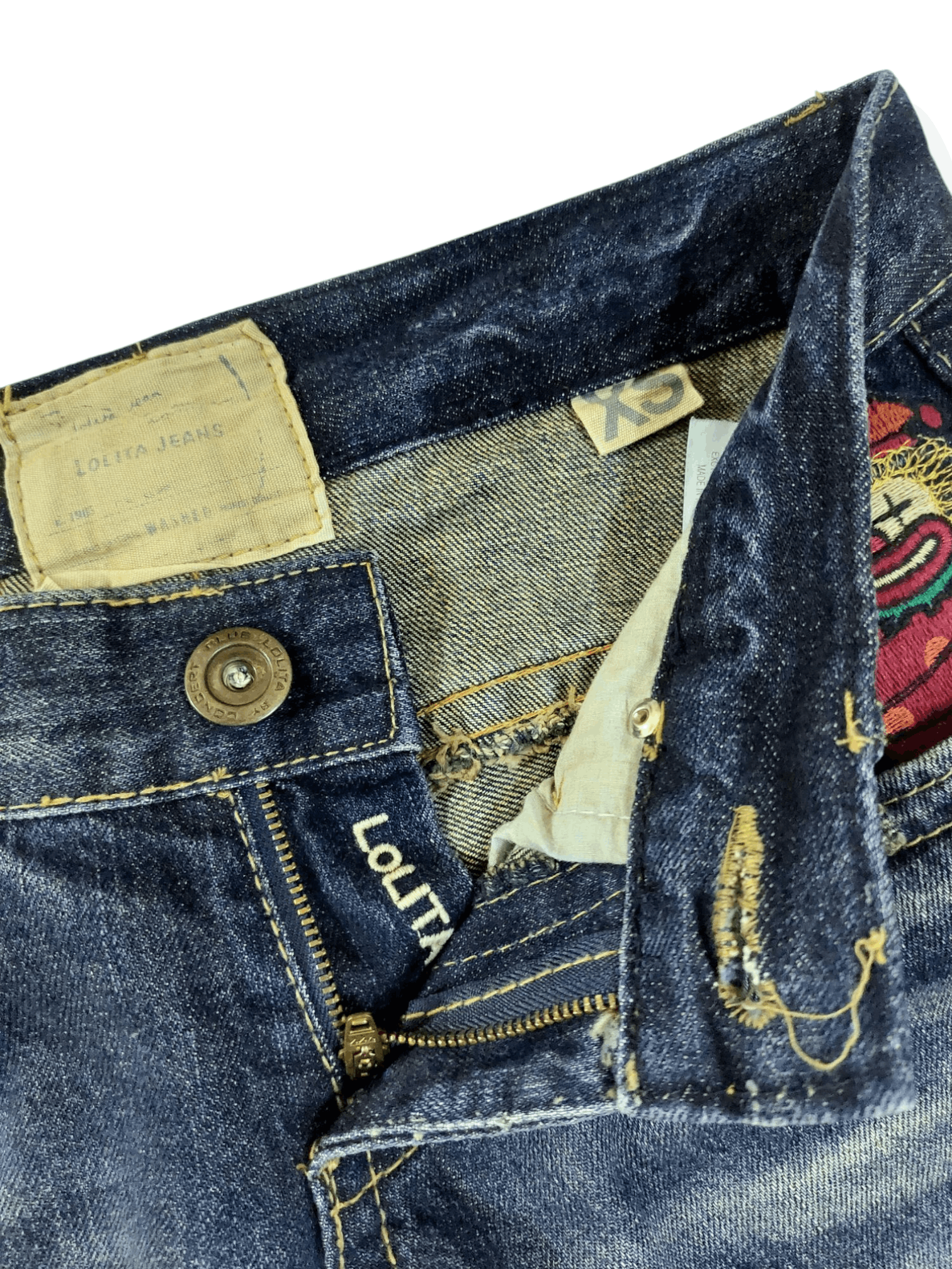 Vintage Rare🔥Yoshitomo Nara x Lolita Exotic Vintage Denim Size US 29 - 10 Thumbnail