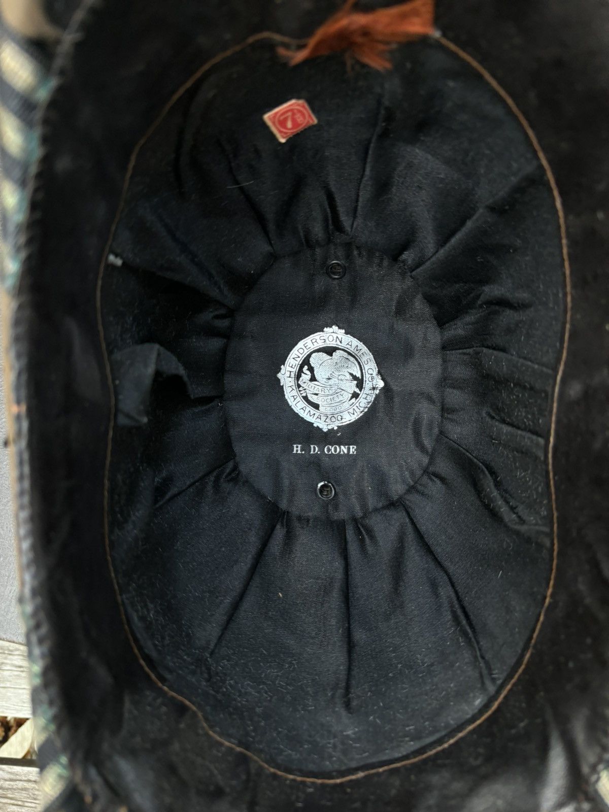 Hartmann Luggage × Vintage Antique Trunk Knights Templar Commander Hat Beaver Ostrich Size ONE SIZE - 6 Thumbnail