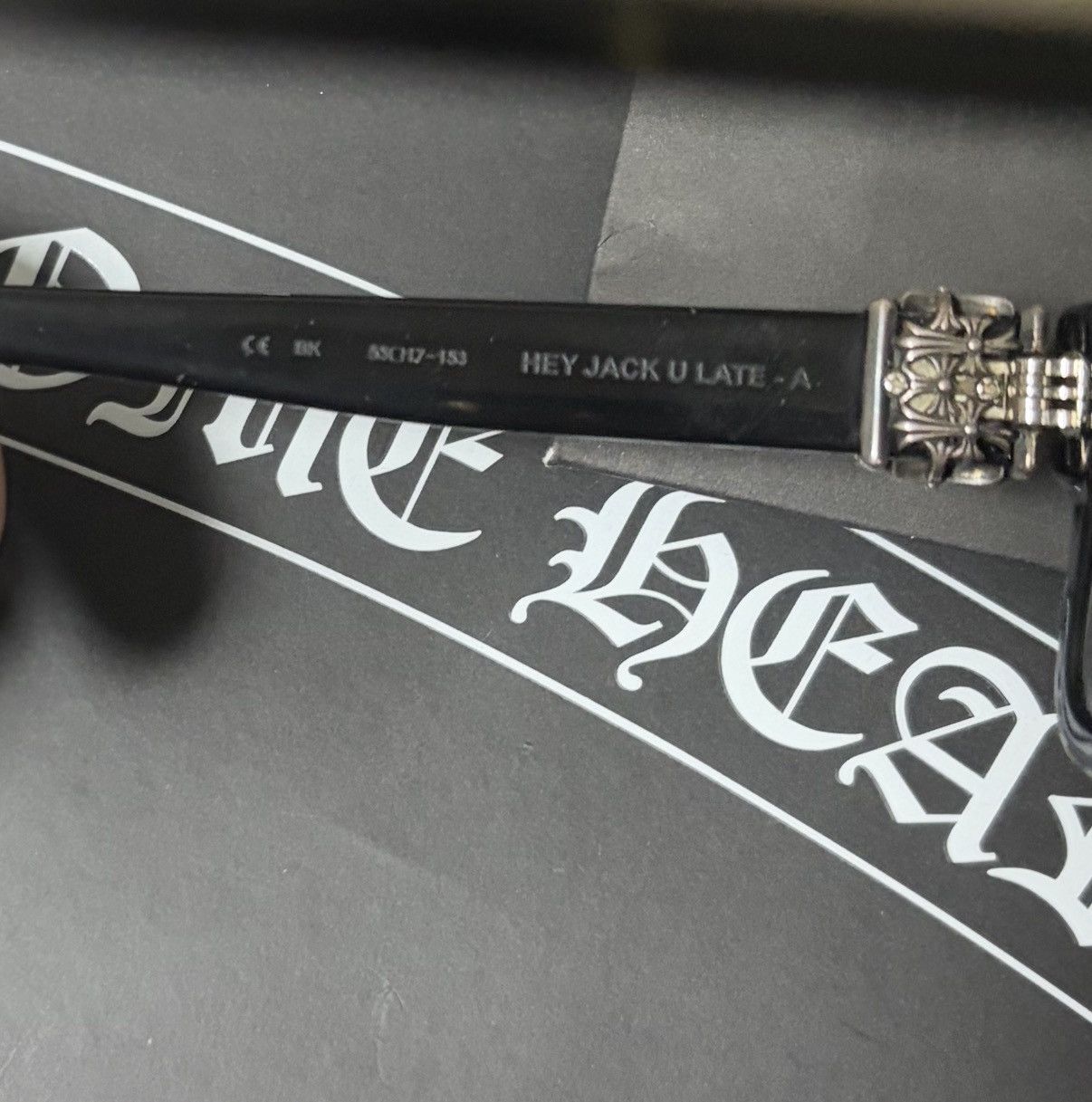 Chrome Hearts Chrome hearts Hey Jack U Late BK Size ONE SIZE - 6 Thumbnail
