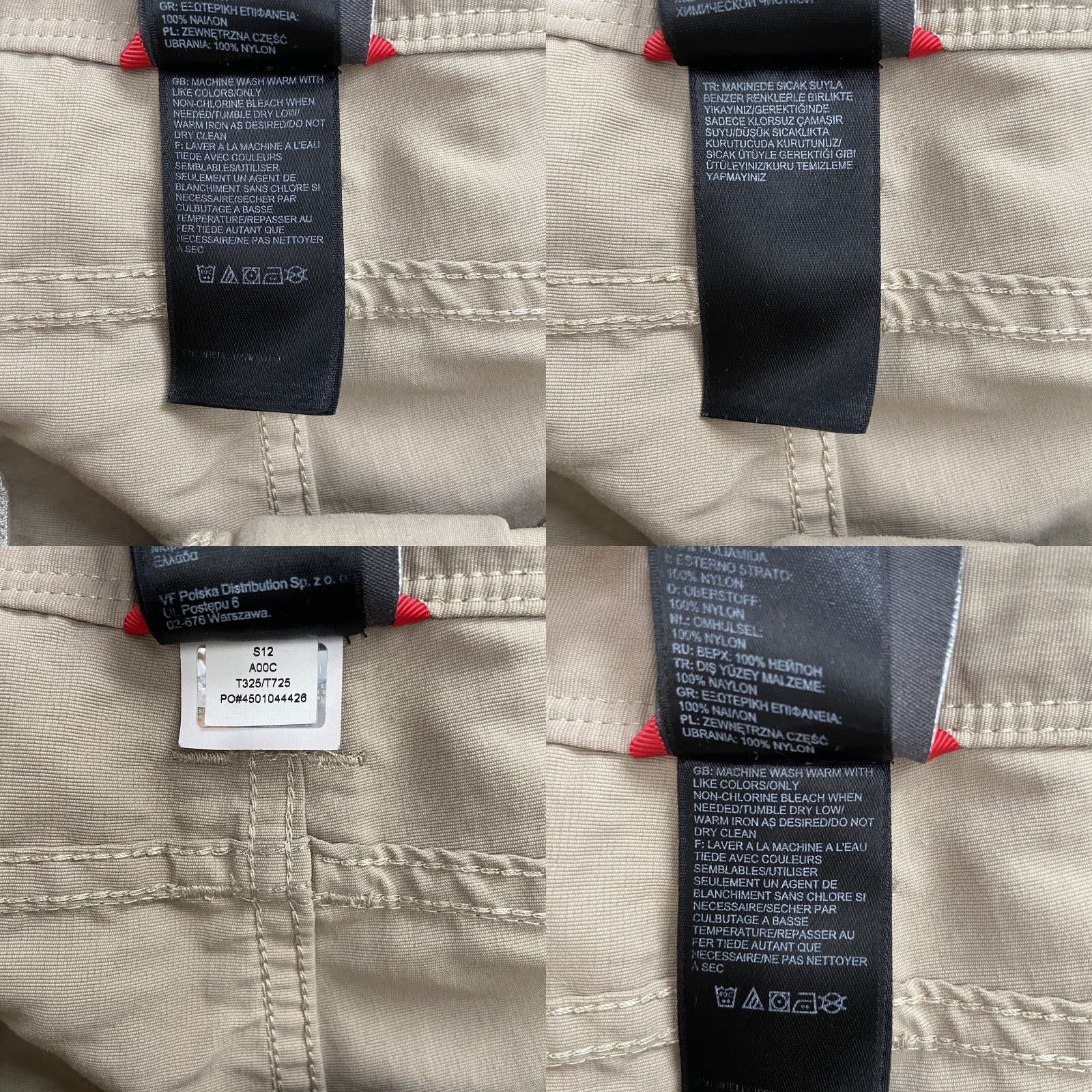 The North Face VINTAGE The North Face Cargo Shorts Men Medium Khaki Nylon Outdoors Hiking Fishing Casual Size US 31 - 8 Thumbnail