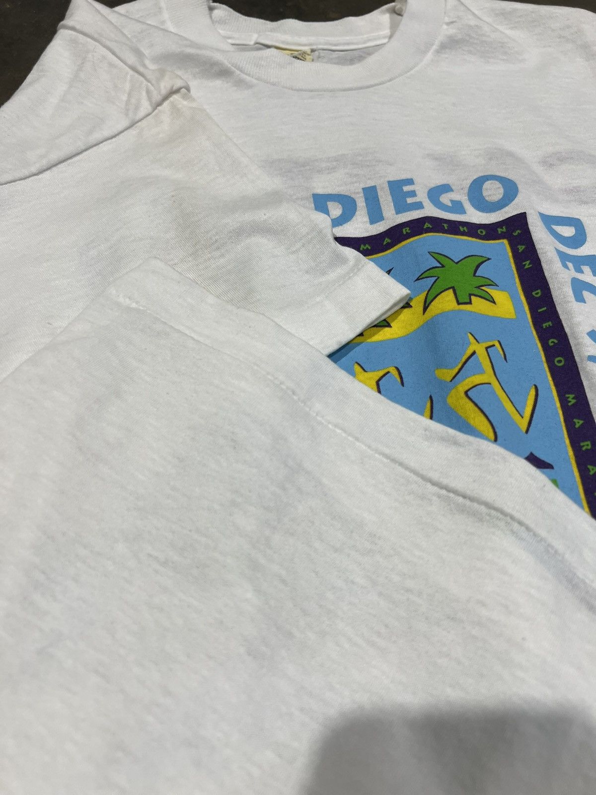 Nike 1990 San Diego Marathon X Cal Stores X Nike Tee Size US XL / EU 56 / 4 - 5 Thumbnail