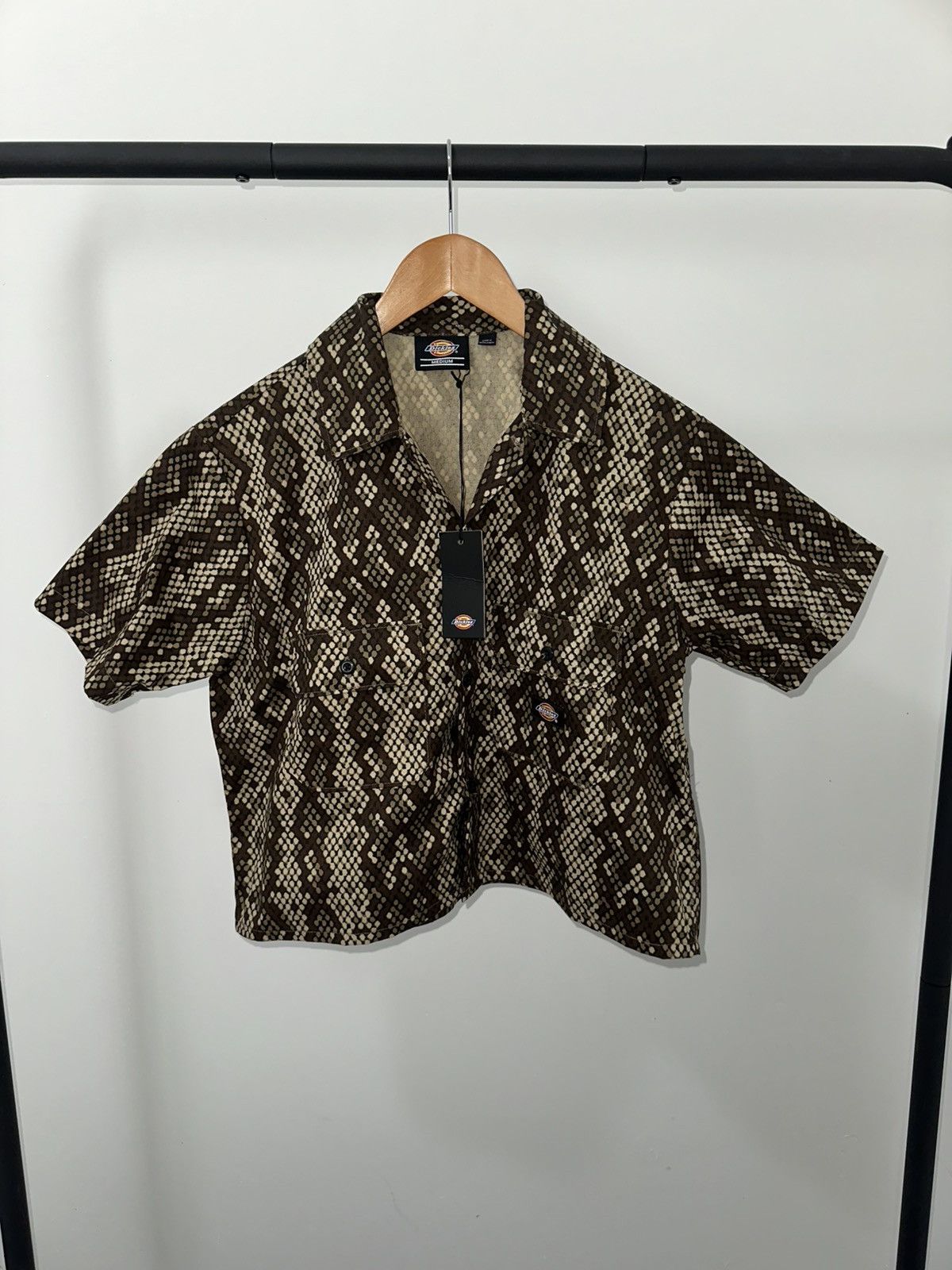 Dickies Dickies brown camden snake print crop twill top size M Size M / US 6-8 / IT 42-44 - 2 Thumbnail