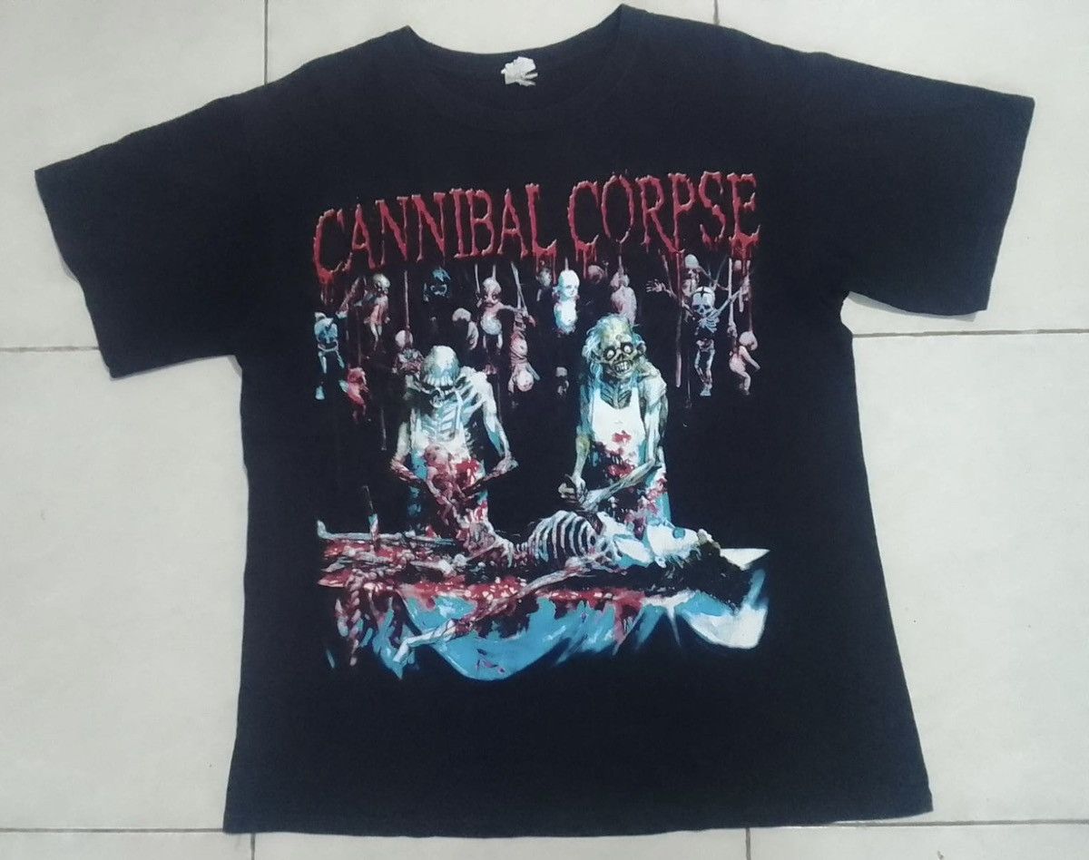 Band Tees Vintage Canibal Corpse Death Metal Band Tee Size US L / EU 52-54 / 3 - 3 Thumbnail
