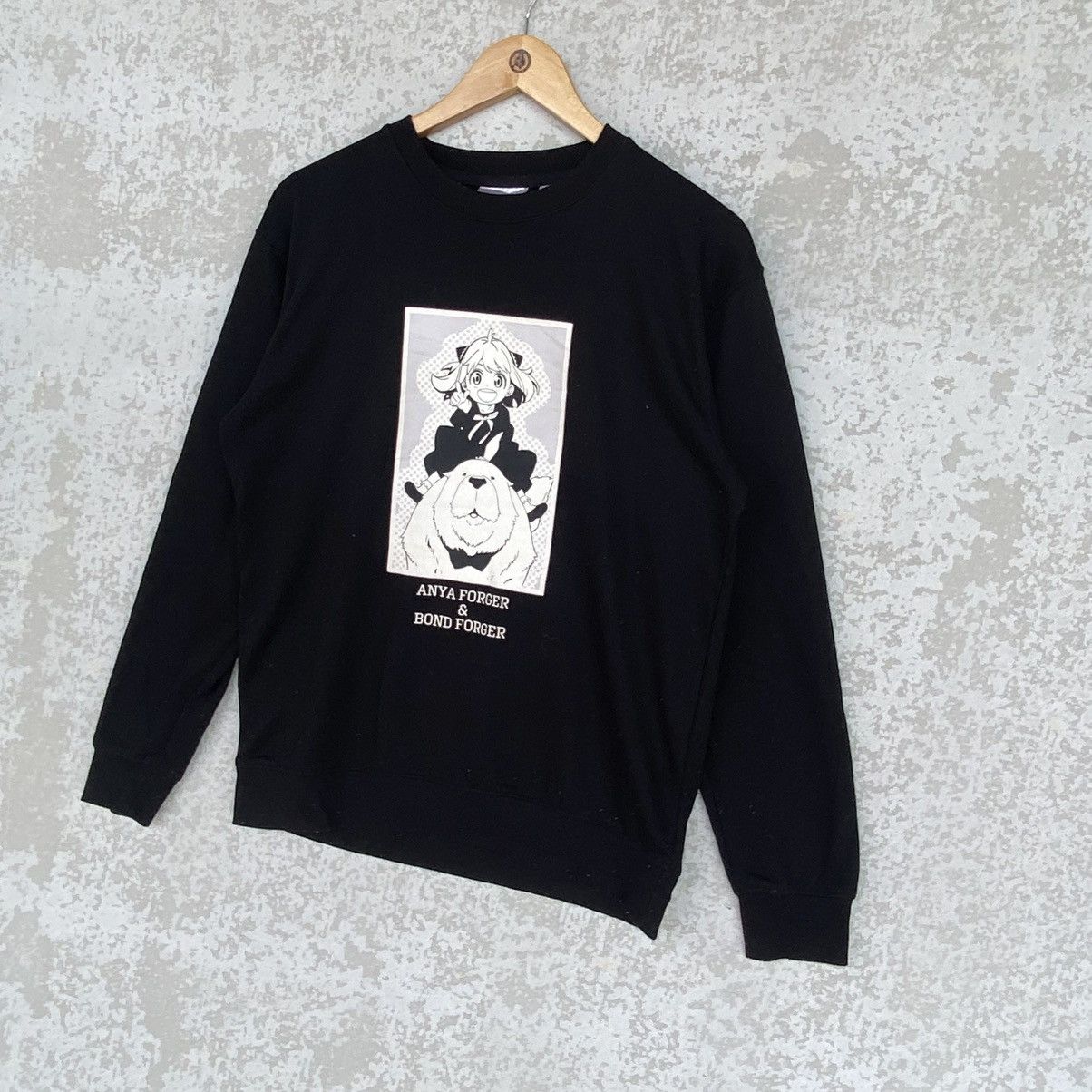 Other Vintage Spy X Family Printed Crewneck Sweatshirt Black Sz M Size M / US 6-8 / IT 42-44 - 2 Thumbnail