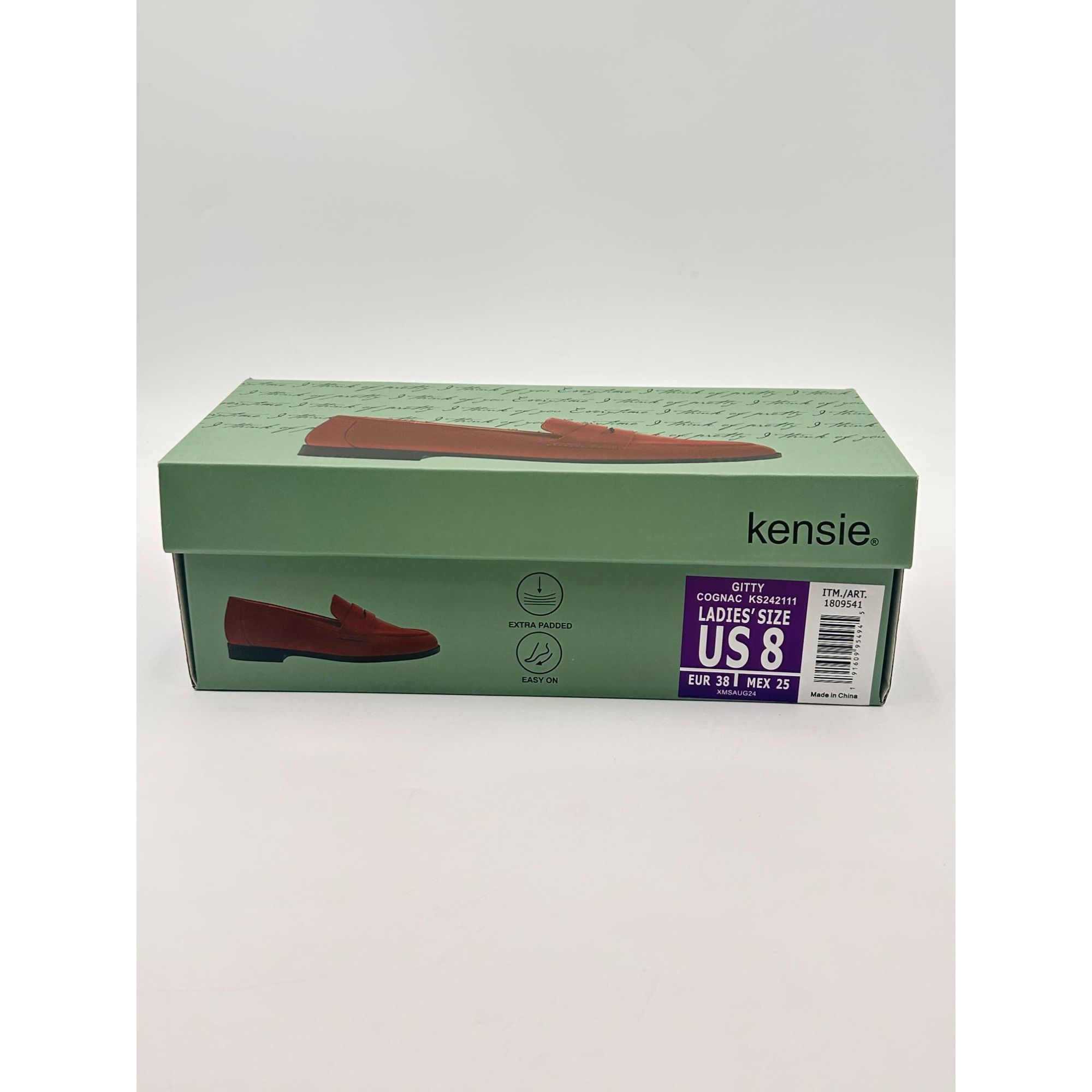 Other Kensie GITTY Cognac Penny Loafers Women US 8 Slip On Flat Co Size US 8 / IT 38 - 9 Thumbnail