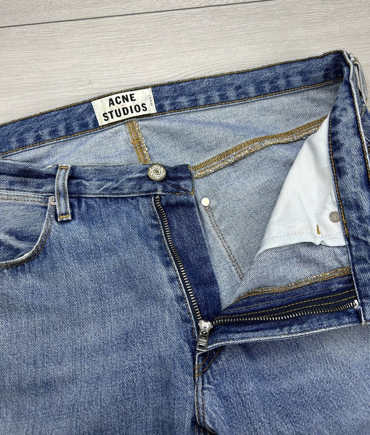 Acne Studios Acne Studios Max LT Vintage Denim Jeans Blue Size 36/34 Size US 36 / EU 52 - 4 Thumbnail