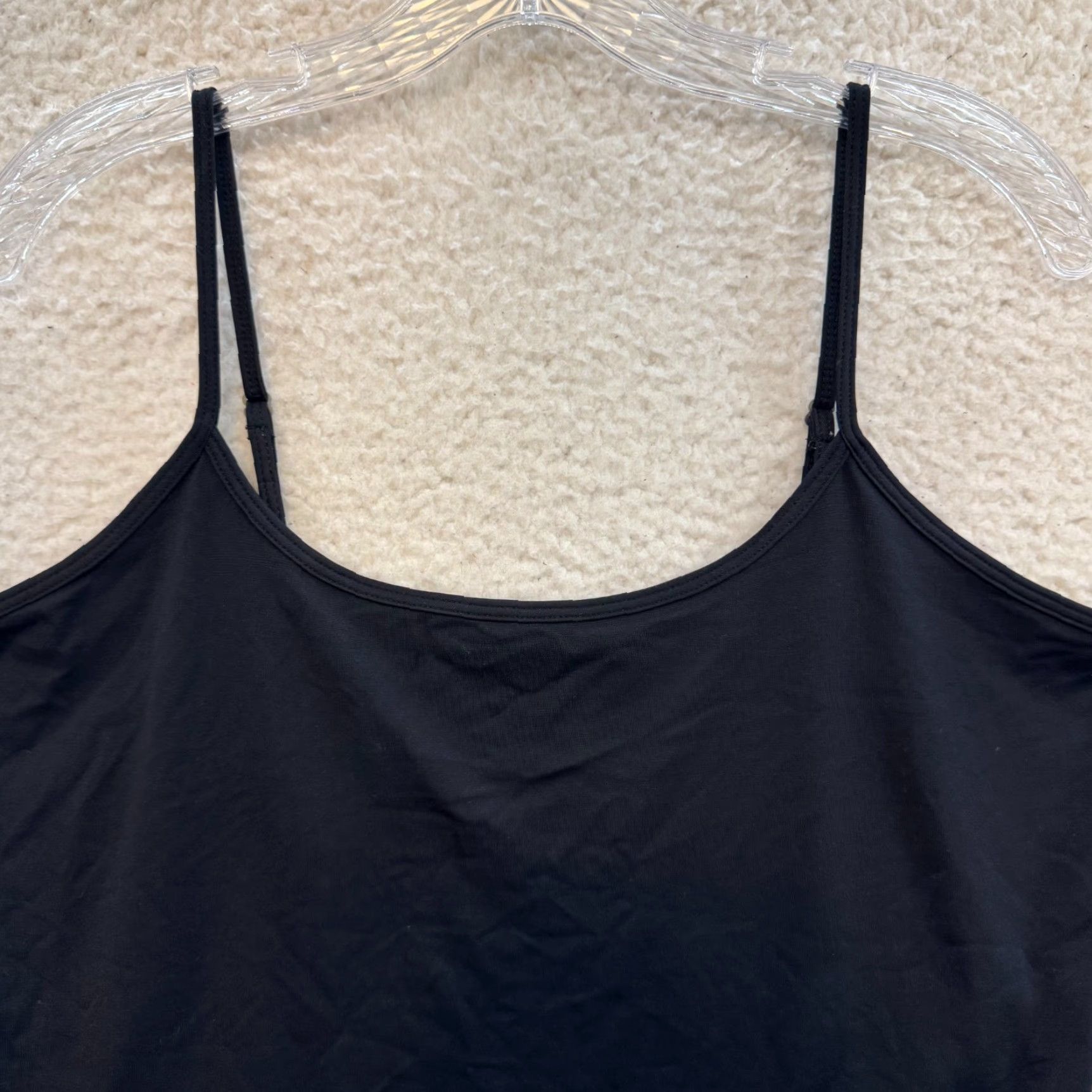 Vintage VINTAGE Y2K Black Camisole Tank Top Shirt XL Size XL / US 12-14 / IT 48-50 - 3 Thumbnail
