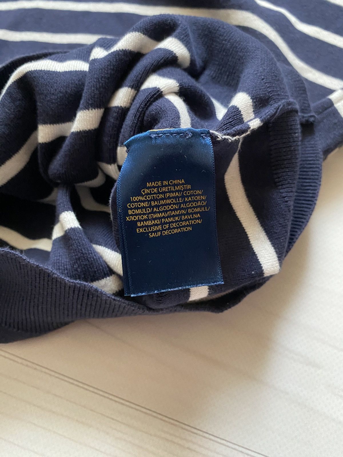 Polo Ralph Lauren Vintage Polo Ralph Lauren striped pina cotton y2k sweater Size US S / EU 44-46 / 1 - 4 Thumbnail