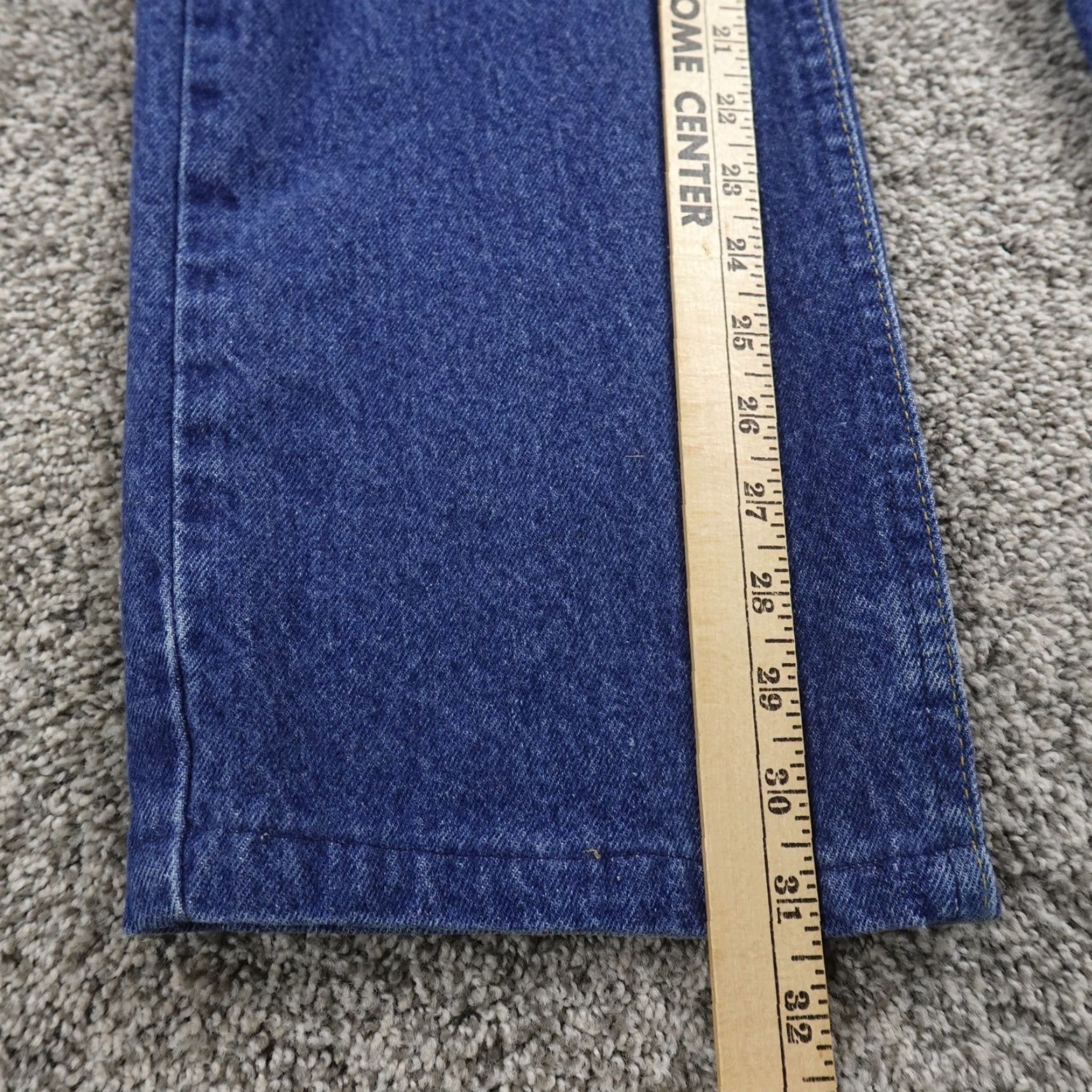 Lee VTG Lee Jeans Mens 36X32 Dark Blue Denim Pants Straight Western 90s USA Jeans Mens Size 36 Regular Blue Denim Jeans Size US 36 / EU 52 - 3 Thumbnail