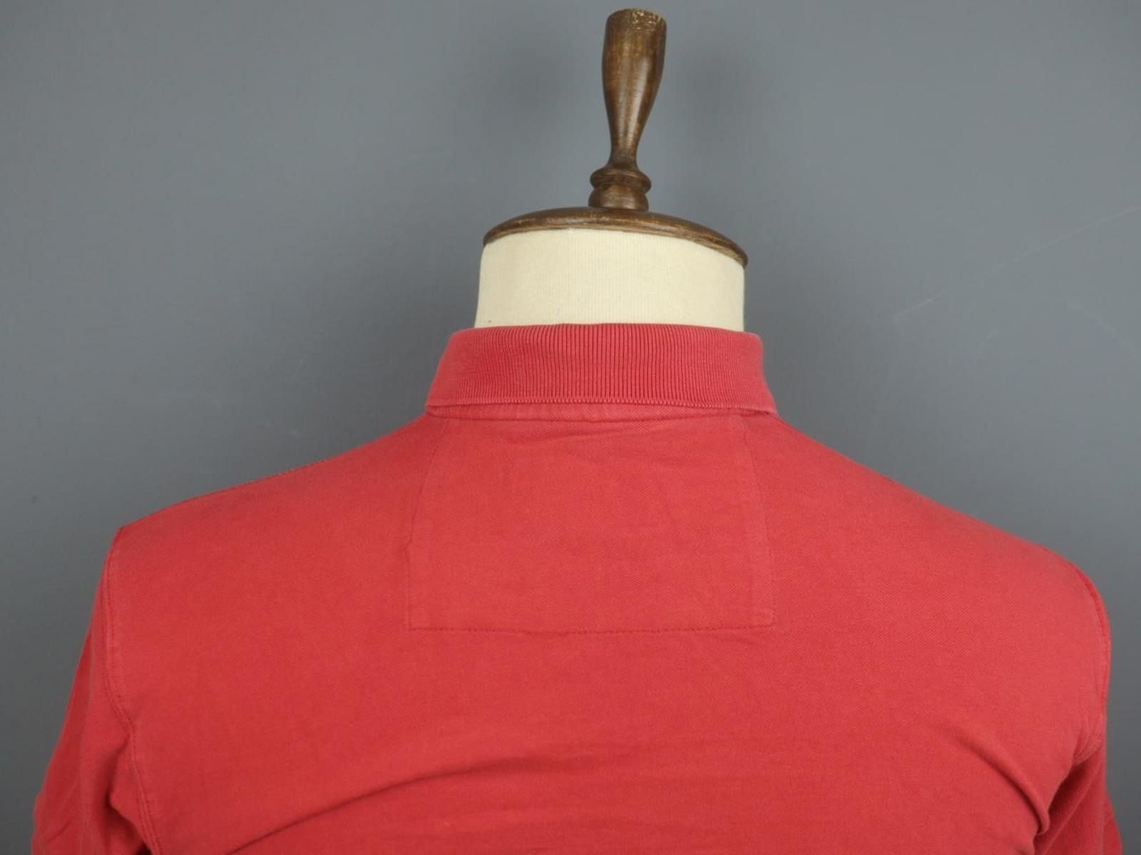 La Martina LA MARTINA Red Cotton Collared Slim Fit Polo Shirt Size M Size US M / EU 48-50 / 2 - 2 Thumbnail