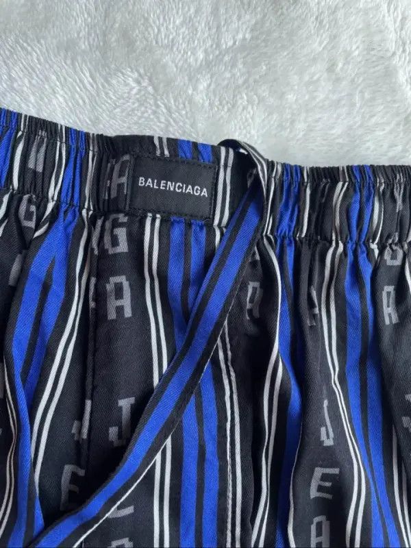 Balenciaga Balenciaga Balenciaga SS22 Striped Loose Shorts for Men -2 Size US 44 / EU 60 - 8 Thumbnail