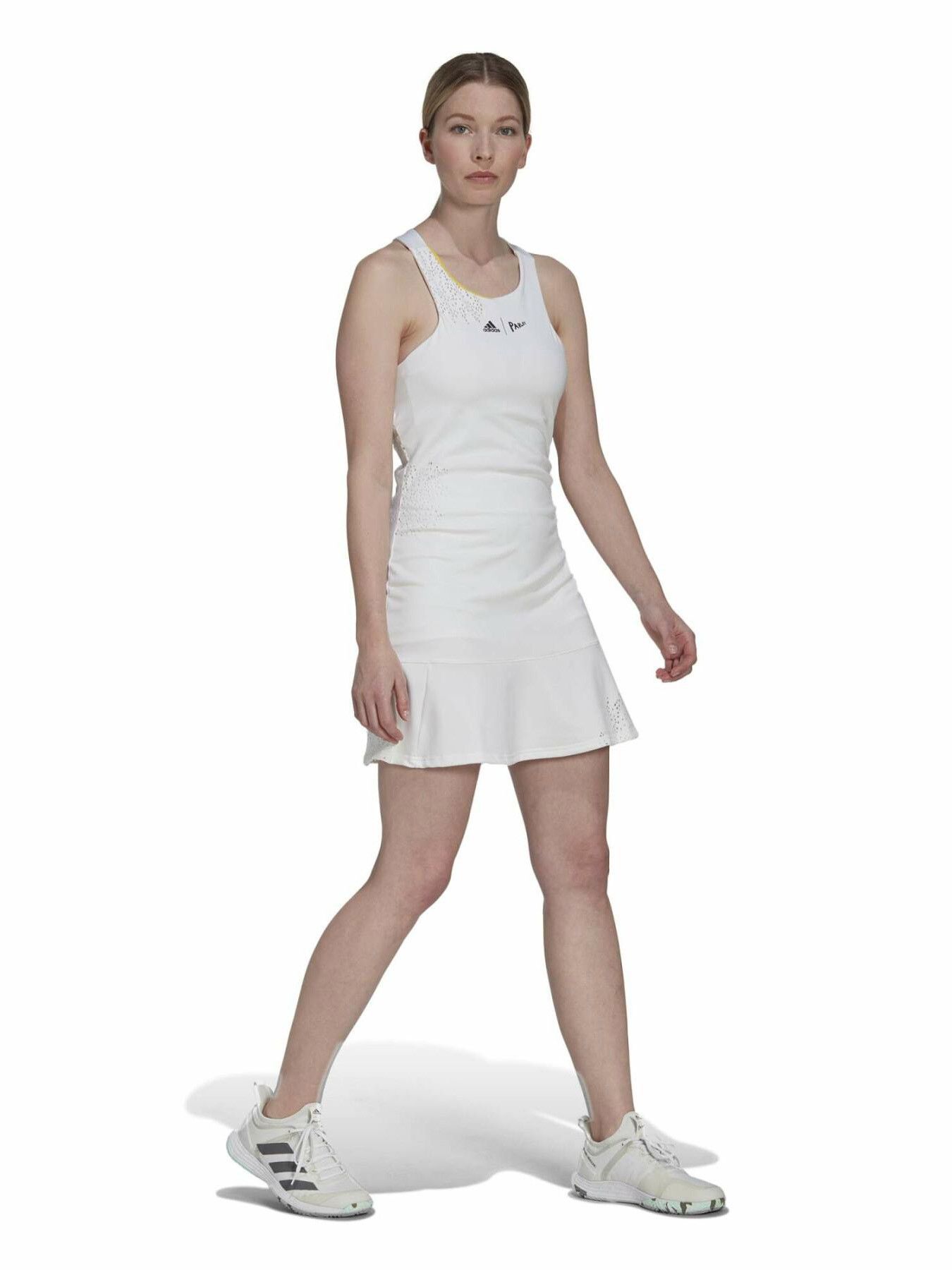 Adidas adidas Parley LDN Y-Dress 'White' (Wimbledon 2022) HT5947 Size XS / US 0-2 / IT 36-38 - 2 Thumbnail