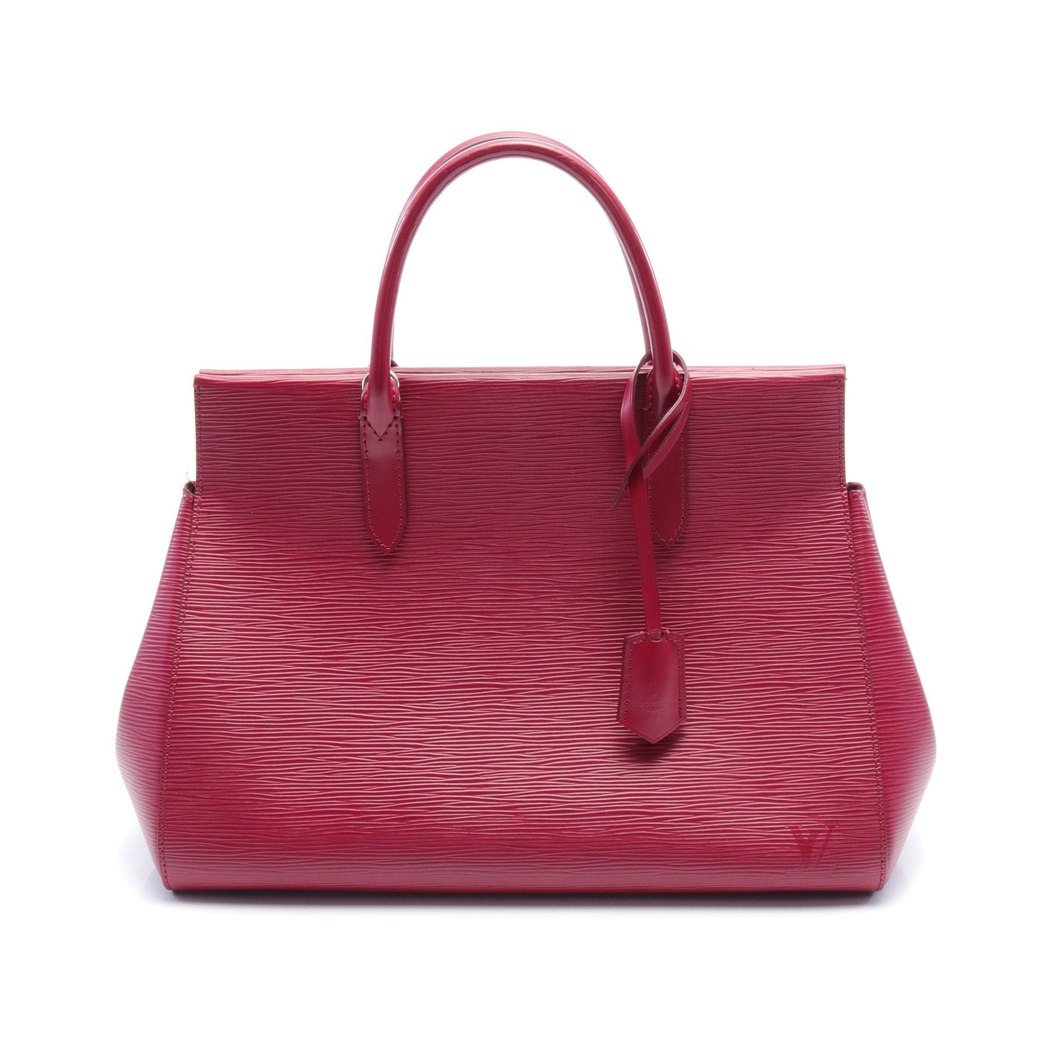 image of Louis Vuitton Marly Mm Epi Fuchsia Handbag Leather Pink Purple, Women's