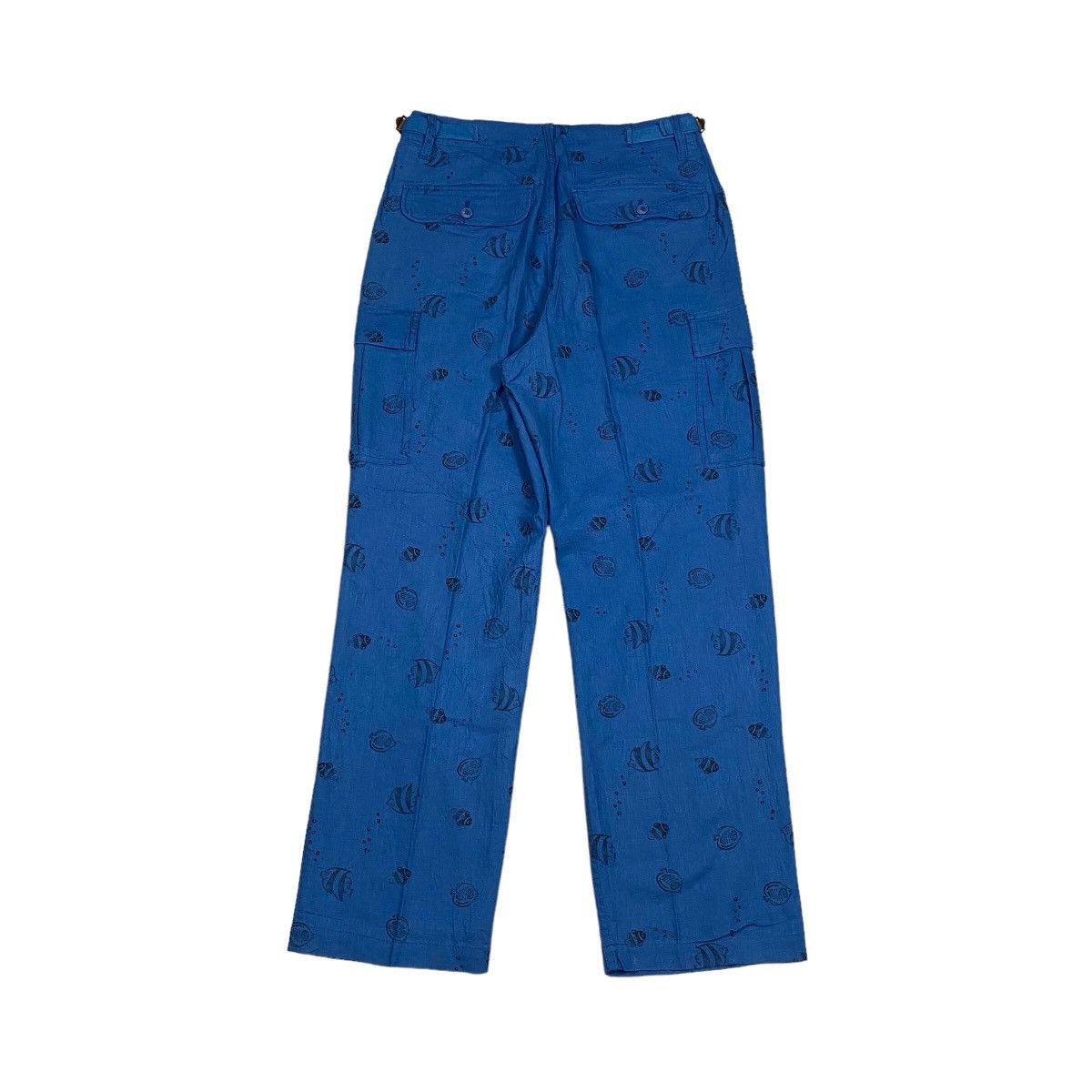 Issey Miyake × Japanese Brand × Ne-Net Ne-net by Issey Miyake Allover Print Fish Pants Size US 30 / EU 46 - 4 Thumbnail