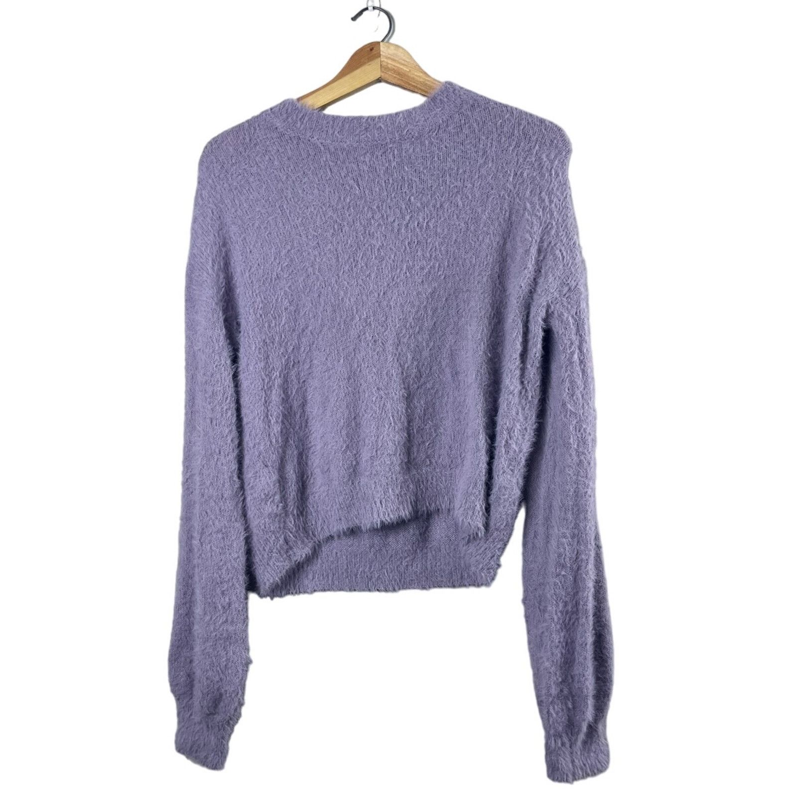 Nasty Gal Purple Fuzzy Nasty Gal Winter Sweater S Size S / US 4 / IT 40 - 1 Thumbnail