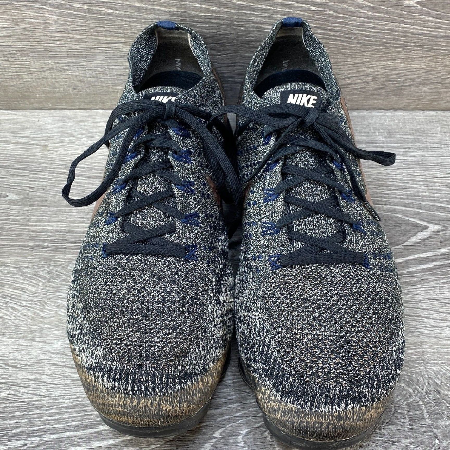 Nike Nike Air VaporMax Flyknit Explorer Mens Size US 11 Rose Gold Black 849558-010 2017 Nike Air VaporMax Flyknit sneakers Size US 10 / EU 43 - 3 Thumbnail