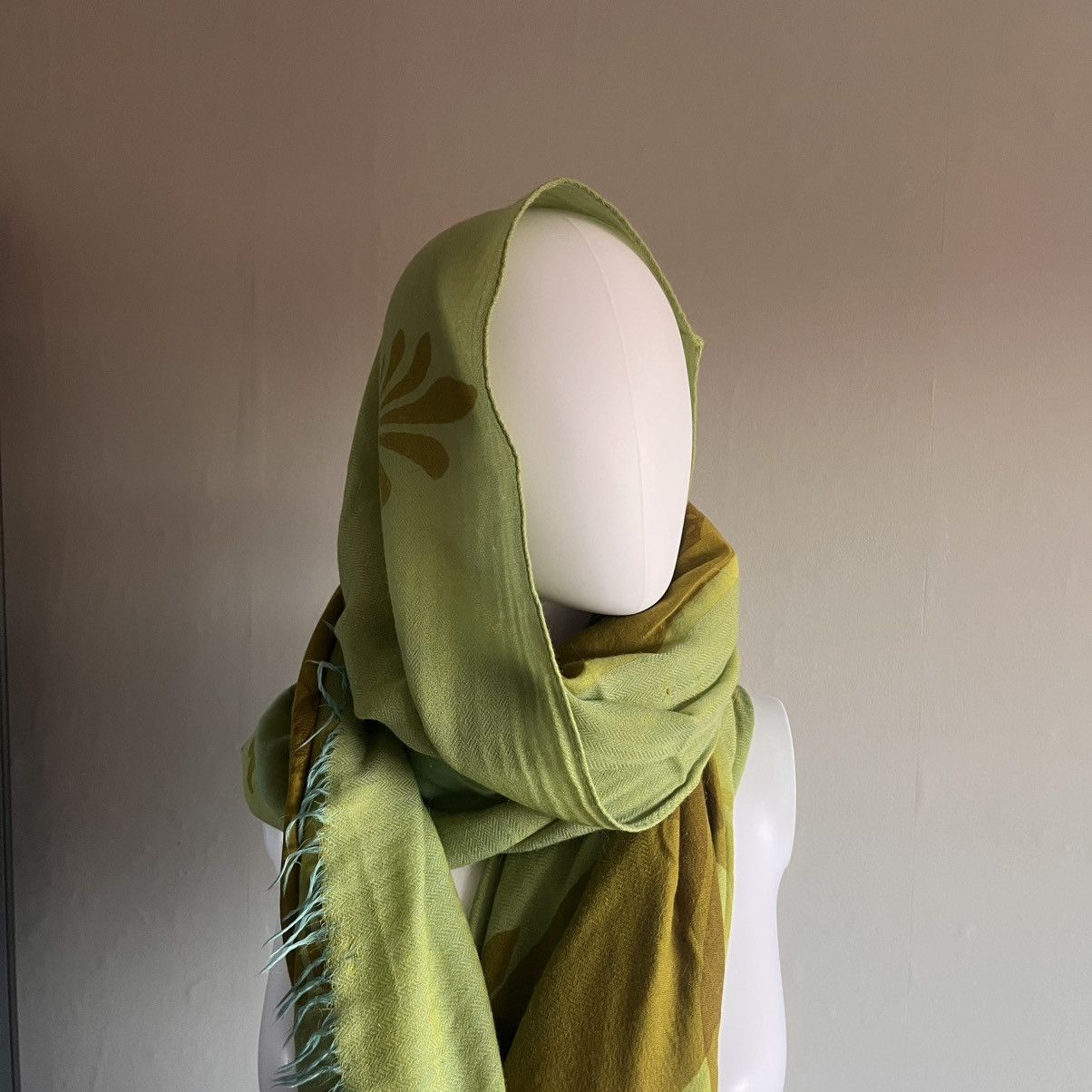 Hermes Hermès Big H Cashmere Blanket Scarf Large Size ONE SIZE - 11 Thumbnail