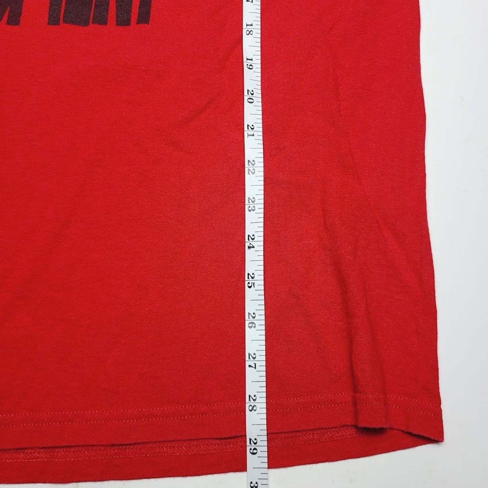 Lee VINTAGE Lee Stop Harassment 90s Double-Sided Shirt Men XL Red Crew Neck Short Sleeve T-Shirt Regular Mens Size US XL / EU 56 / 4 - 4 Thumbnail