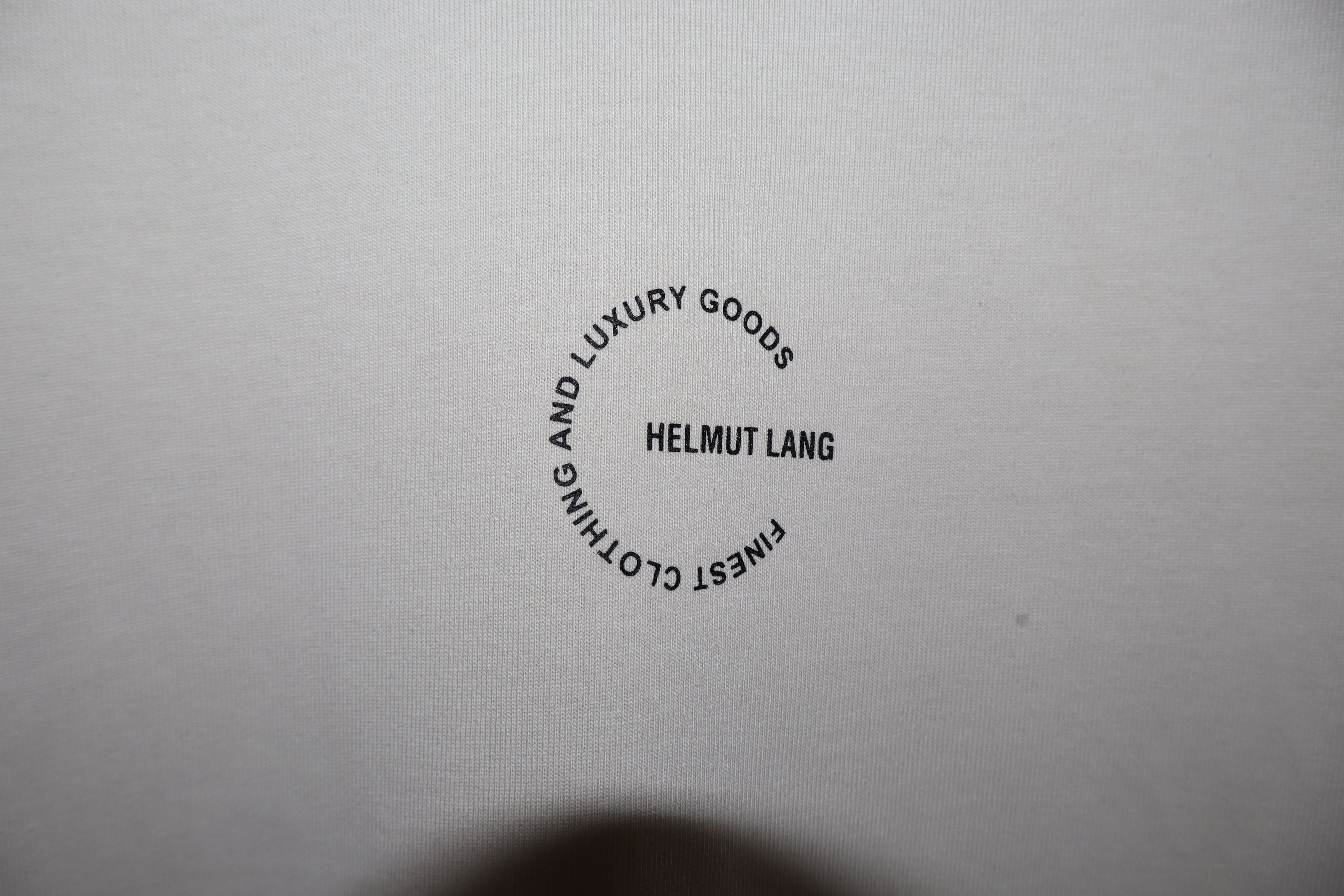 Helmut Lang Label print t-shirt Size US S / EU 44-46 / 1 - 6 Thumbnail