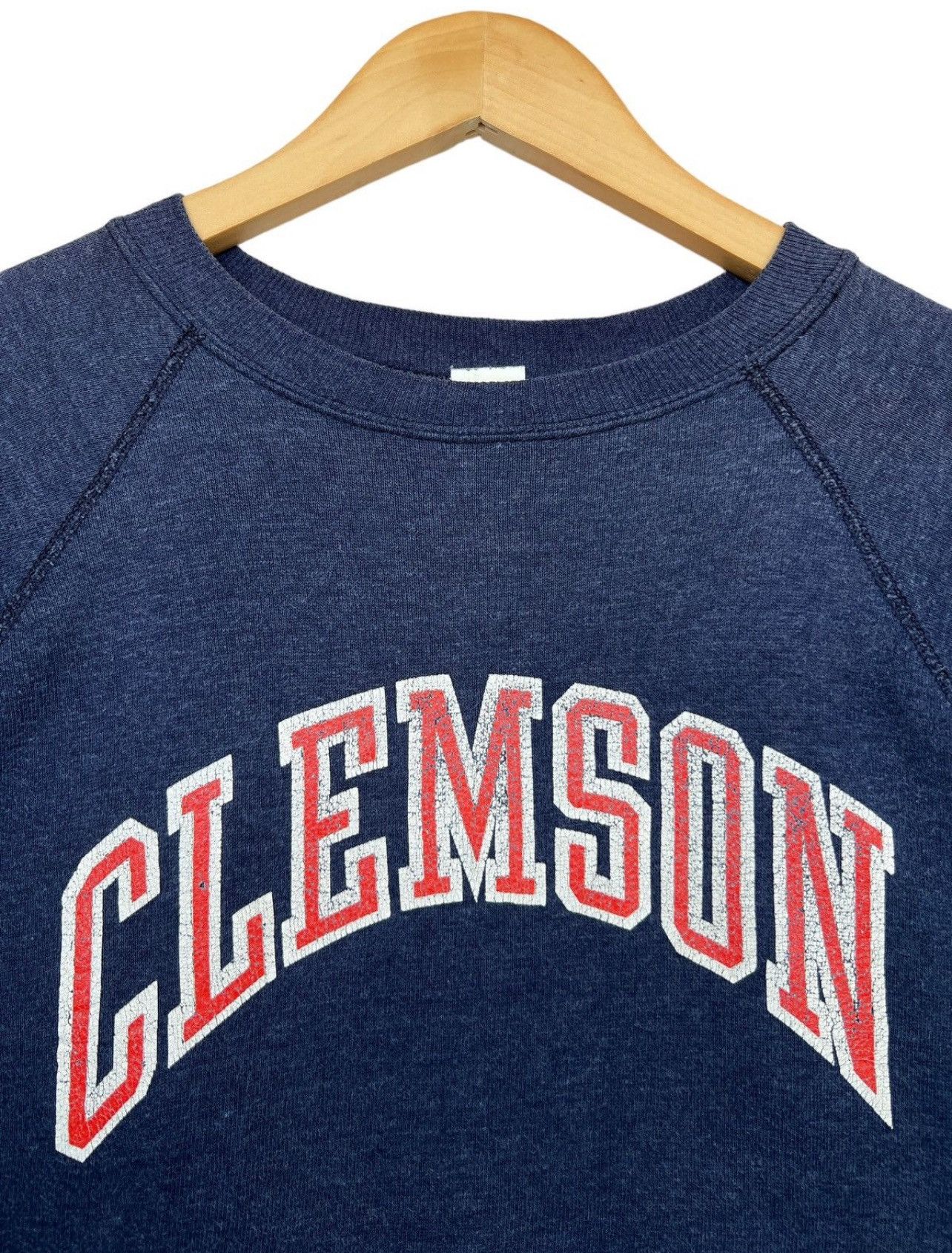 Vintage Vintage 80’s Clemson University Spellout Sweatshirt Collage Size US S / EU 44-46 / 1 - 2 Thumbnail