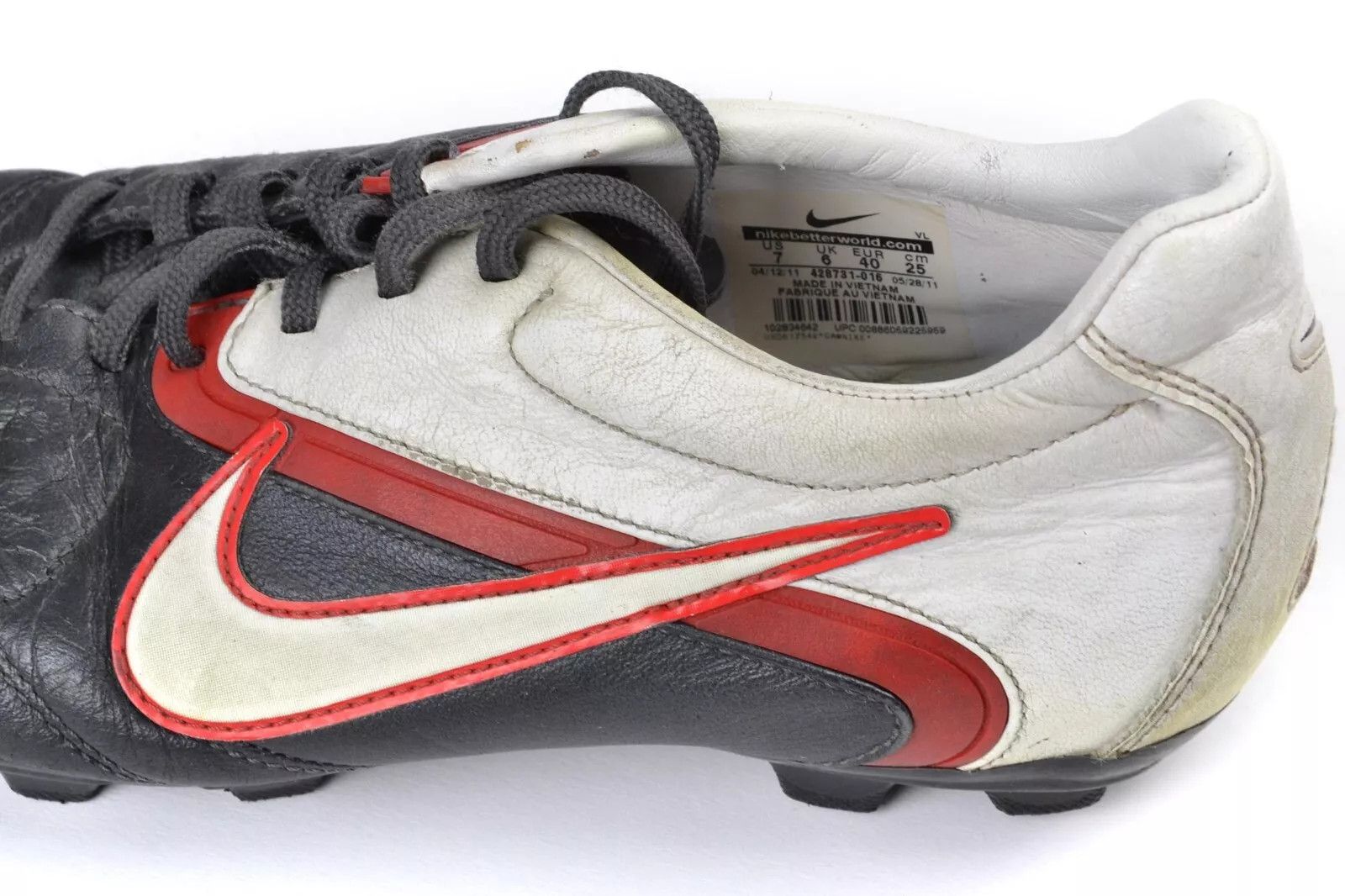 Nike NIKE CTR360 LIBRETTO II FG 428731-016 2011 UK 6 MENS Size US 7 / EU 40 - 2 Thumbnail