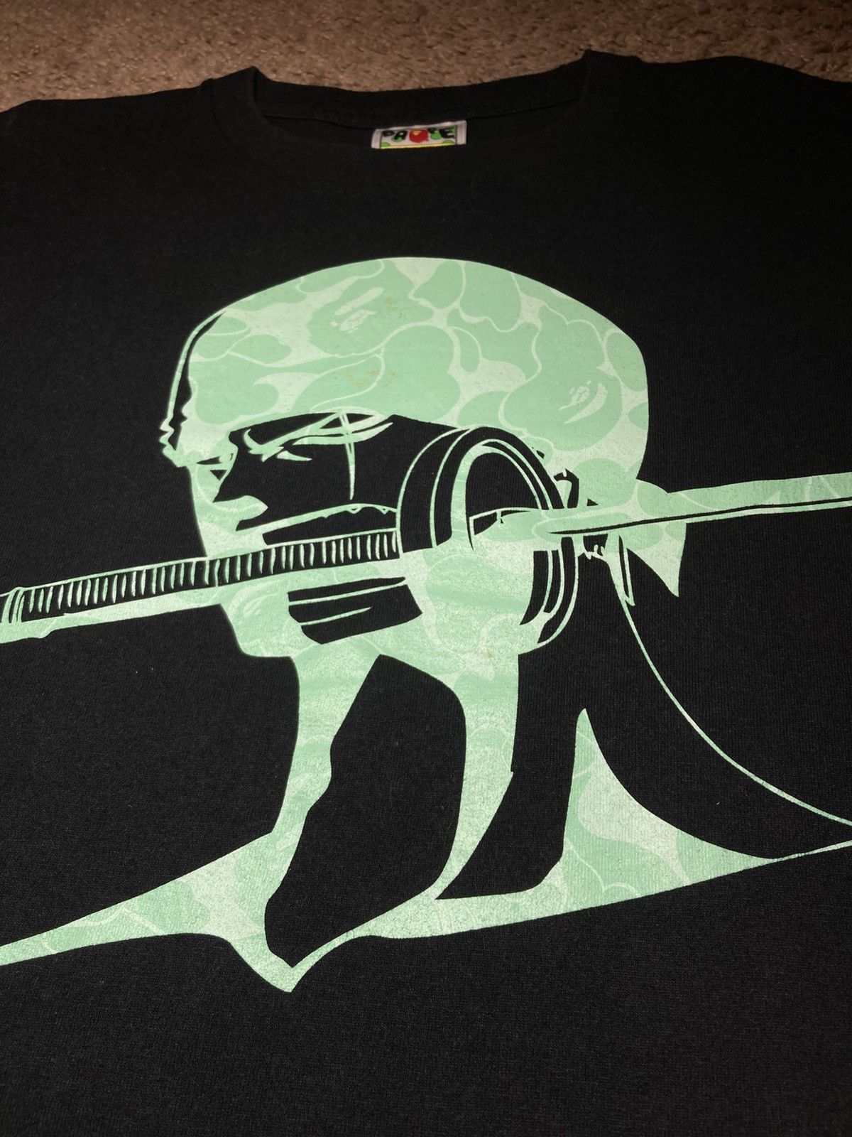 Bape 2013 Bape One Piece Zoro Camo Swords Anime Manga Roronoa Ape Size US S / EU 44-46 / 1 - 3 Thumbnail