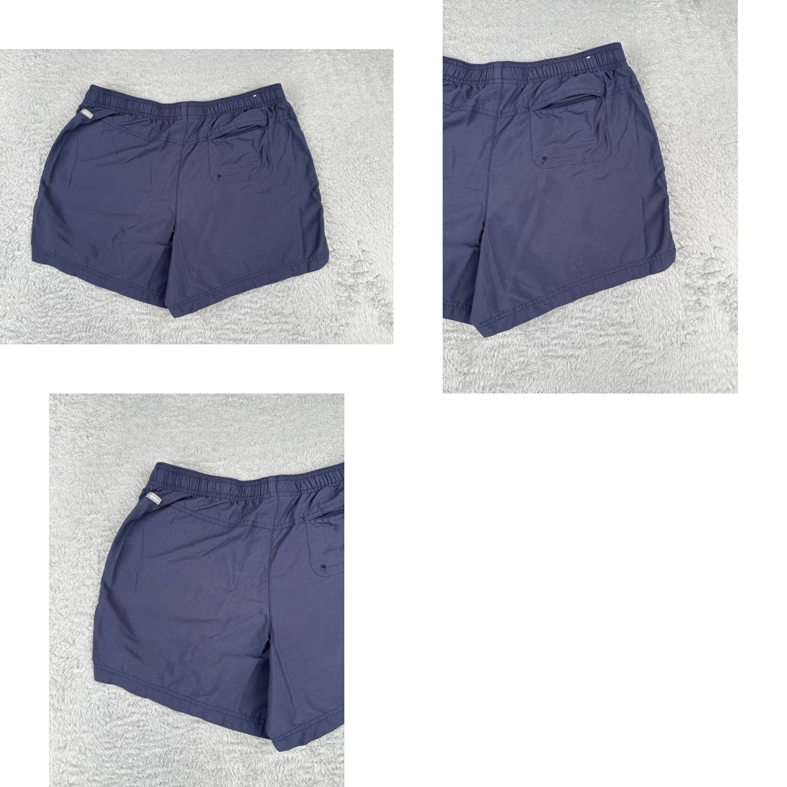 Vintage Columbia Shorts Women Medium Blue Elastic Waist 100% Nylon Gym Run Sports Size 32" / US 10 / IT 46 - 9 Thumbnail