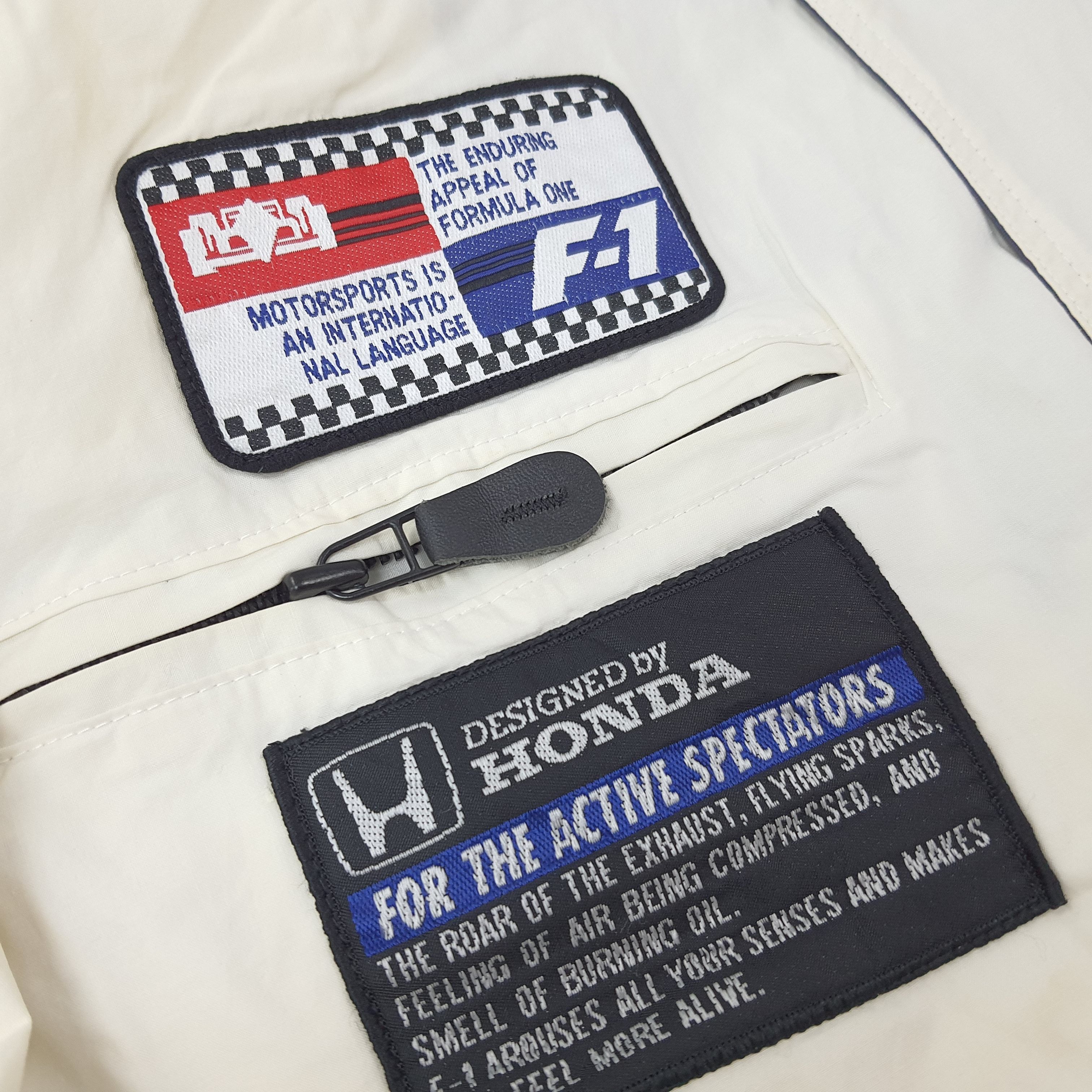 Honda Vintage HONDA F1 Japan Motorsports Racing Jacket C246N20 Size US L / EU 52-54 / 3 - 3 Thumbnail