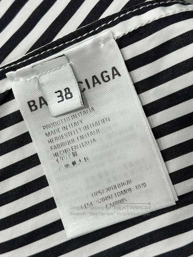 Balenciaga Balenciaga Back logo print black shirt Size XS / US 0-2 / IT 36-38 - 6 Thumbnail