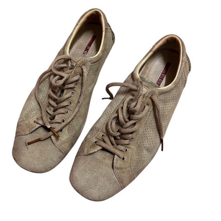 Prada Prada Sport Red Label Suede Sneakers Size US 6 / EU 39 - 1 Thumbnail